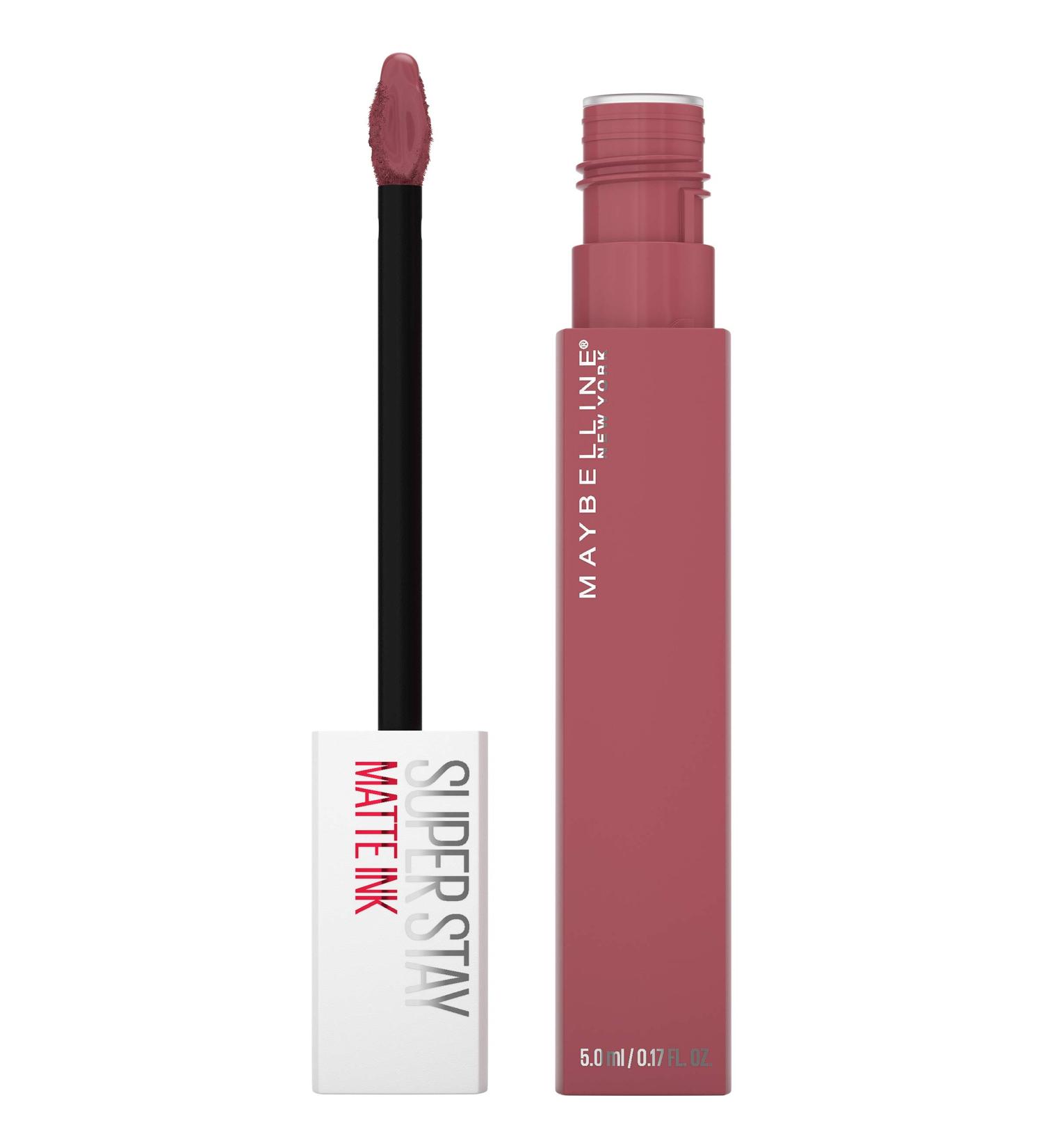 Maybelline Super Stay Matte Ink Liquid Lipstick - Ringleader Mauve Pink - 16H Wear - 0.17 Fl Oz - Buy Online on GoSupps.com