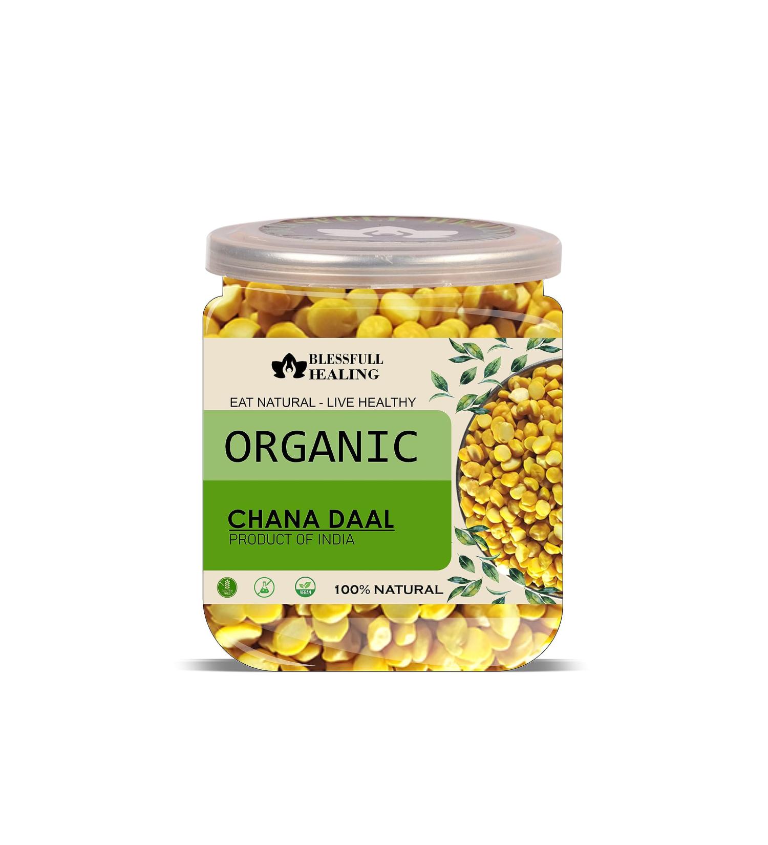 Blessfull Healing Organice Chana DAL 2 lb (907 Gram) - Buy Online on GoSupps.com