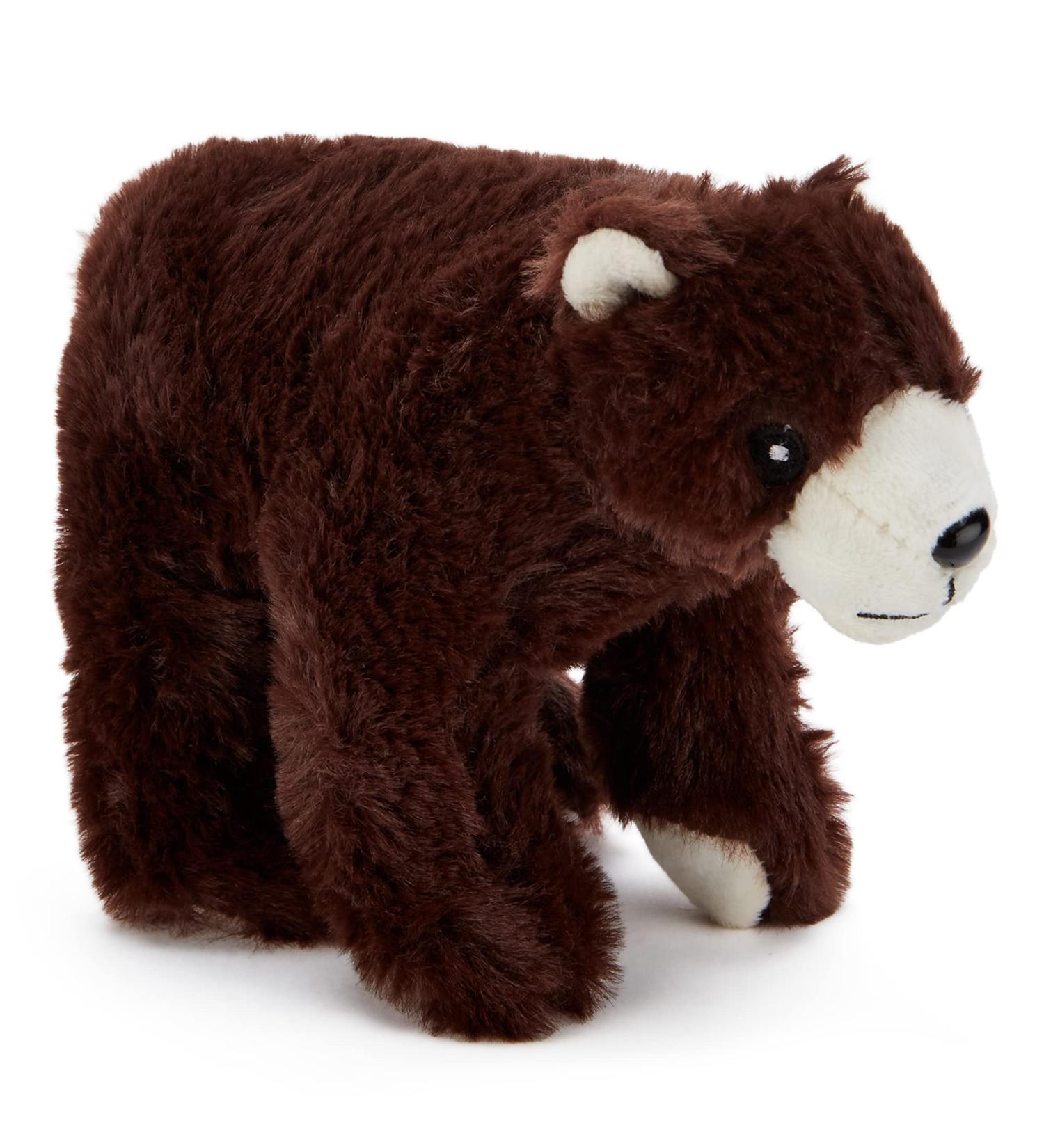 Zappi Co Children's Soft Cuddly Plush Toy Animal - Brown Bear (12-15cm) - Ideal Snuggly Playtime Companion for Kids - Buy Online on GoSupps.com