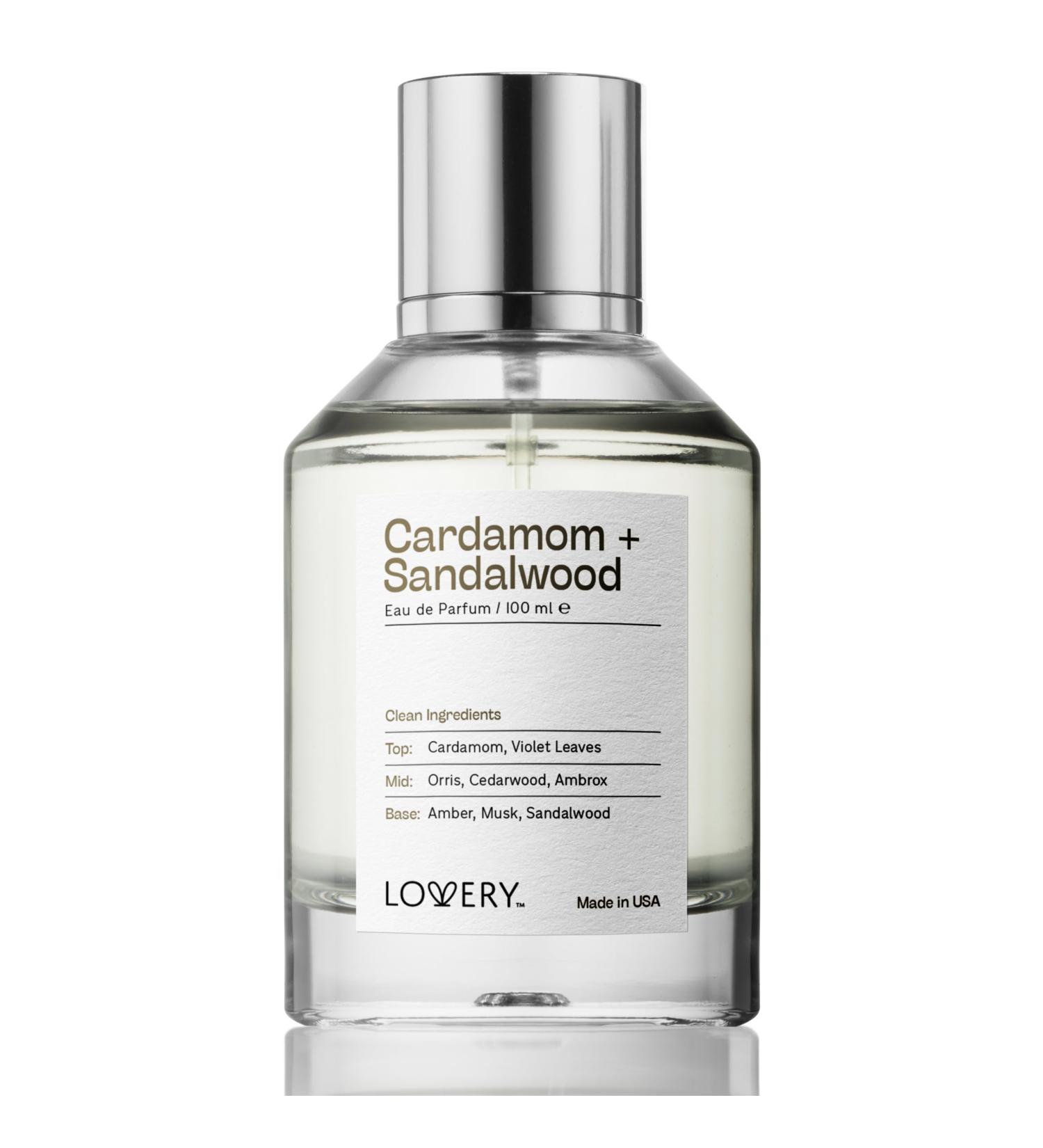 Valentine LOVERY Cardamom Sandalwood Perfume for Women & Men Inspired by L.LB O Fragrance S.antal 33 Eau de Parfum Long Lasting Perfumes Vegan Clean Natural Unisex Perfume Spray Gifts for Mom USA Clean Cardamom Sandalwood - Buy Online on GoSupps.com
