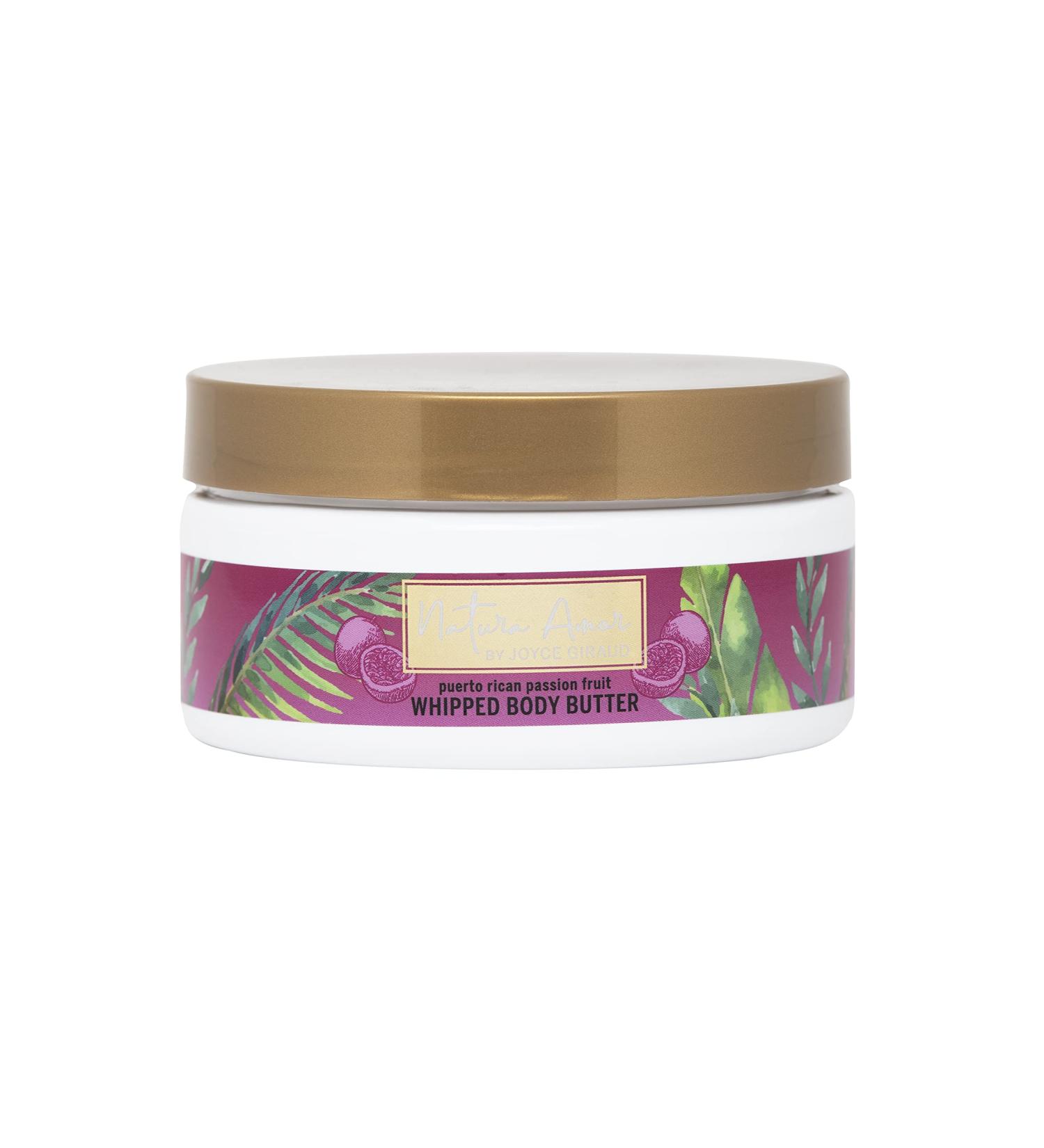 Joyce Giraud Natura Amor Whipped Body Butter - Puerto Rican Passion Fruit | Ultra Hydrating Non-Greasy 8 Oz - Shop Now - Buy Online on GoSupps.com