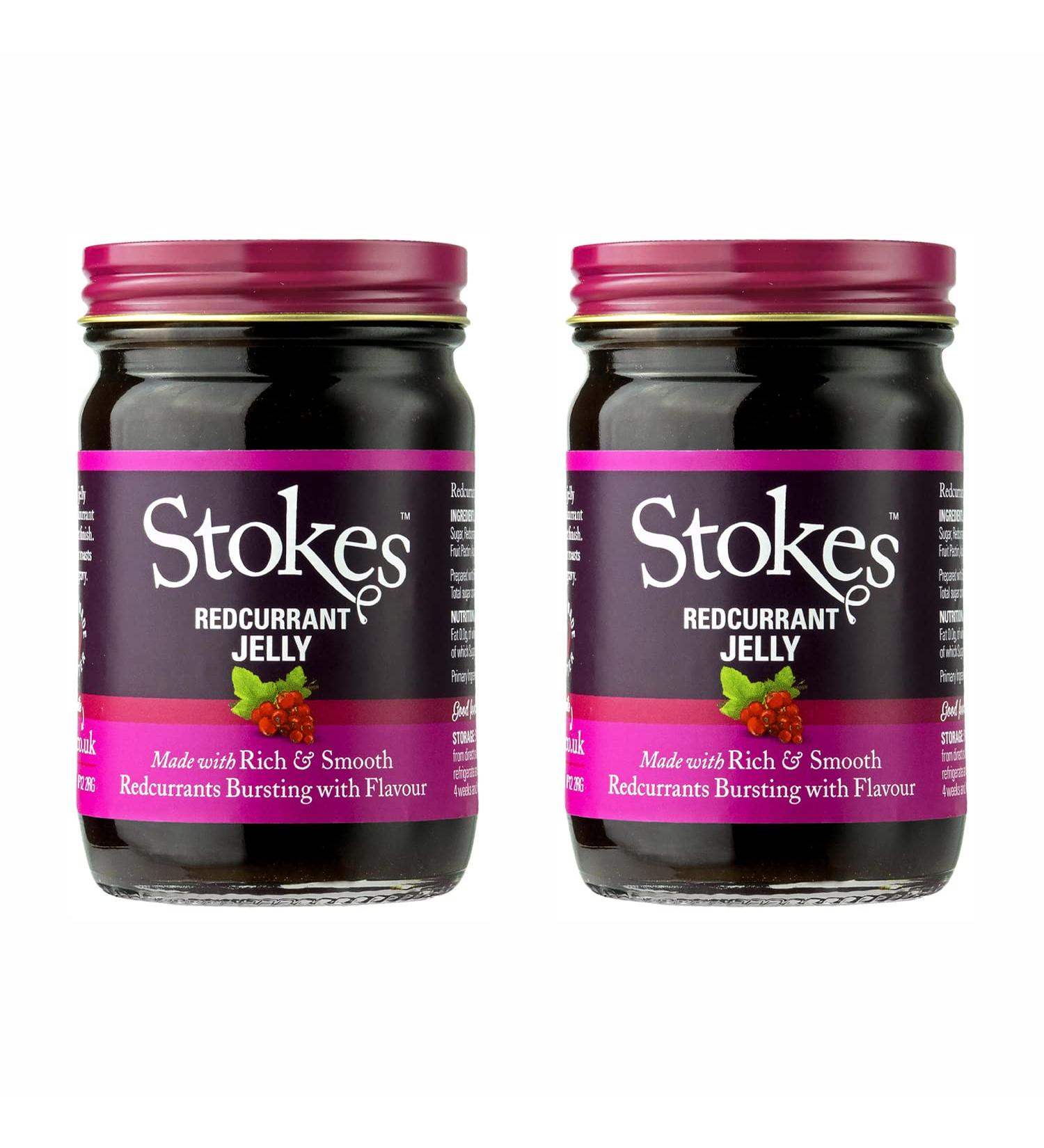 Stokes Redcurrant Jelly 215g - Pack of 2
