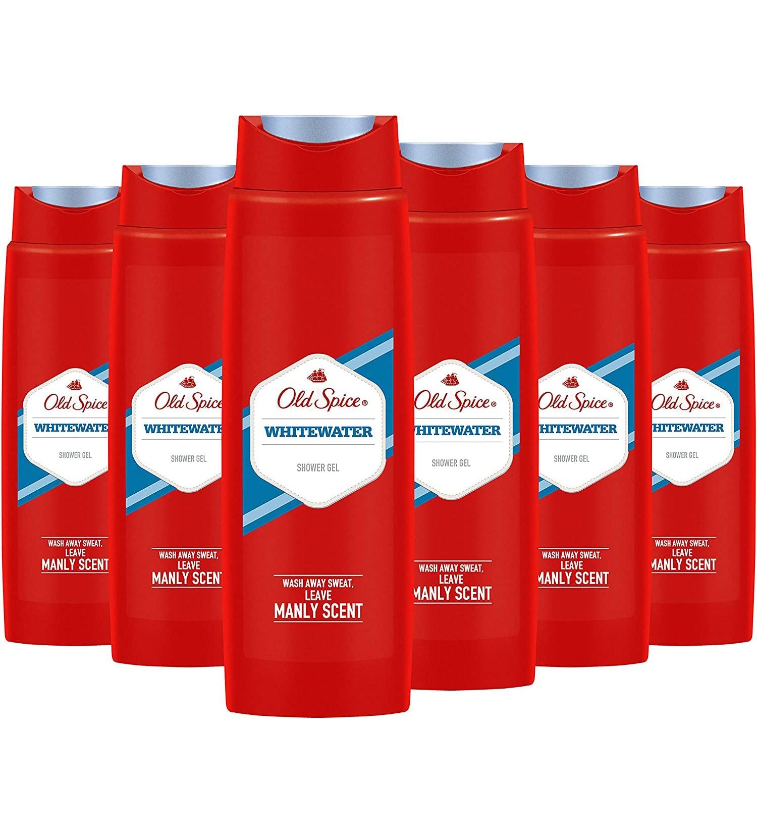 Old Spice Old Spice Whitewater shower gel for men pack of 6 (6x400 ml)