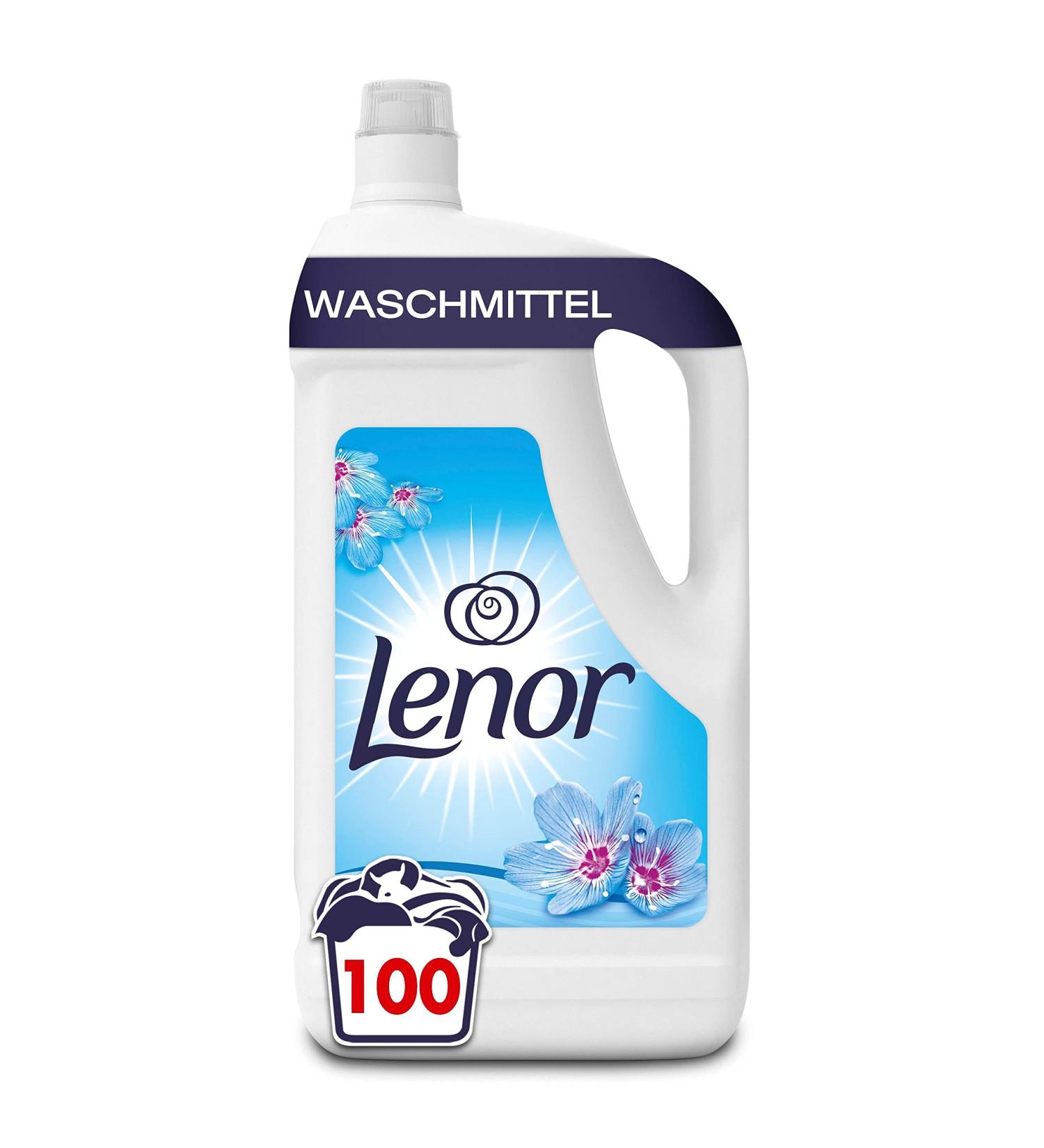 Lenor WM Liquid April Fresh 5L - 100 Washes | Buy Internationally | Premium Fabric Softener - Buy Online on GoSupps.com