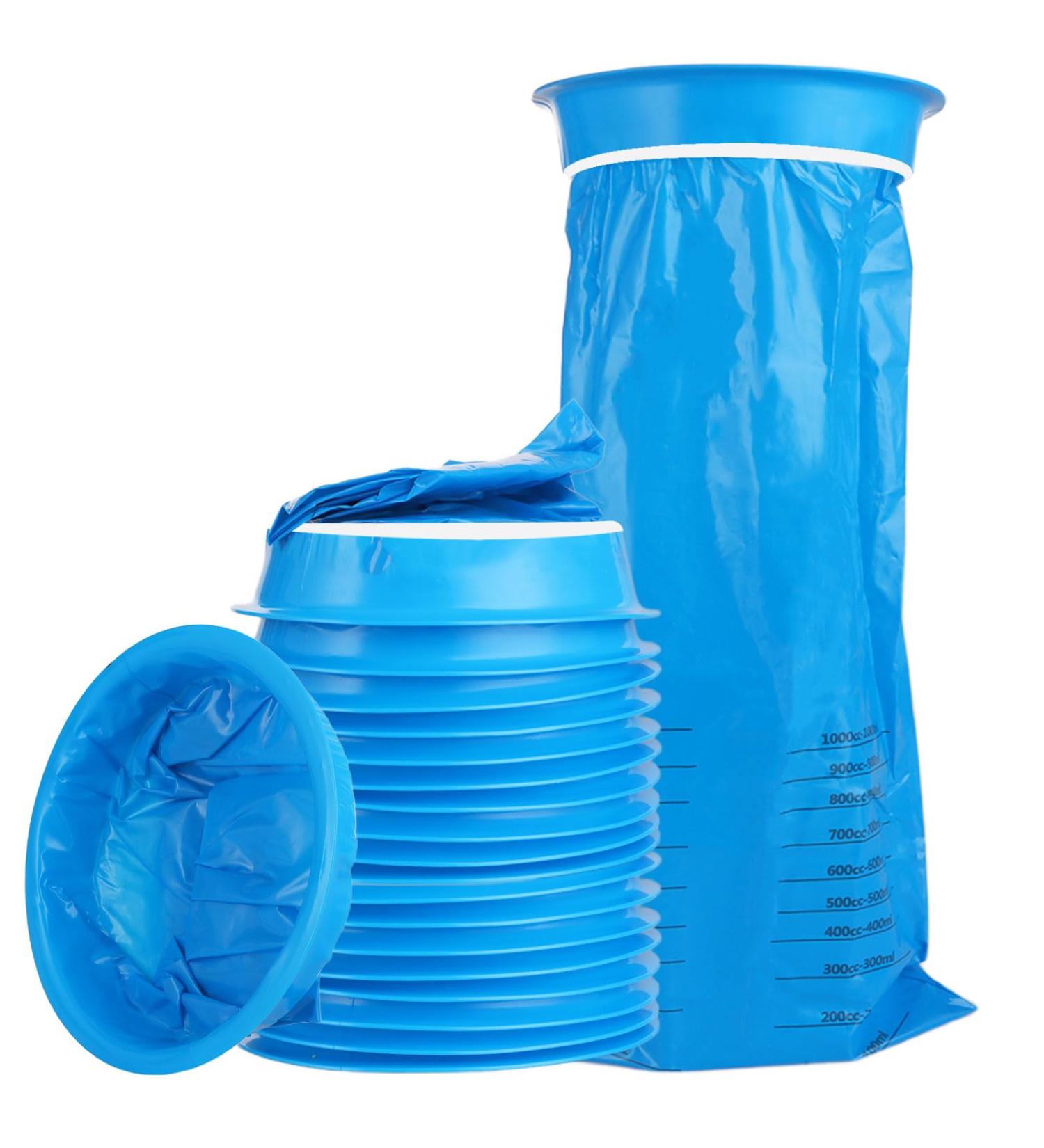 JMIATRY 60 Pcs 1000ml High Density Vomit Bags - Disposable Nausea Bags for Car Travel & Motion Sickness - Buy Online on GoSupps.com