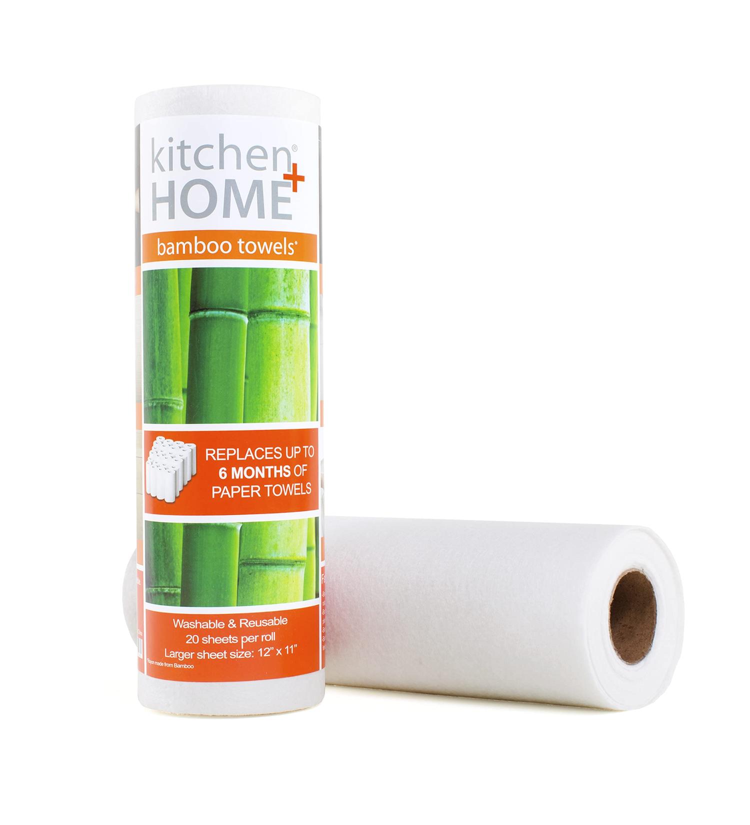 Machine Washable Reusable Bamboo Towels - Heavy Duty Rayon Towels - 1 Pack, Long-lasting Replacement for 6 Months of Towels - Buy Online on GoSupps.com