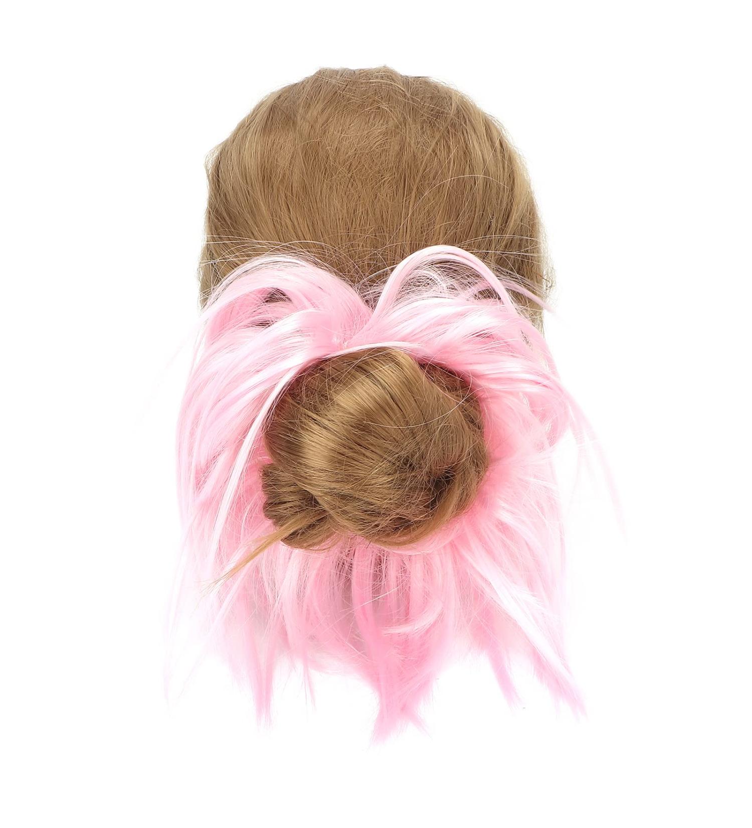 Shop Adjustable Pink Hair Parts - Disassembled Knot Wigs & Messy Bun Accessories for Women & Children | DIY Style - Buy Online on GoSupps.com