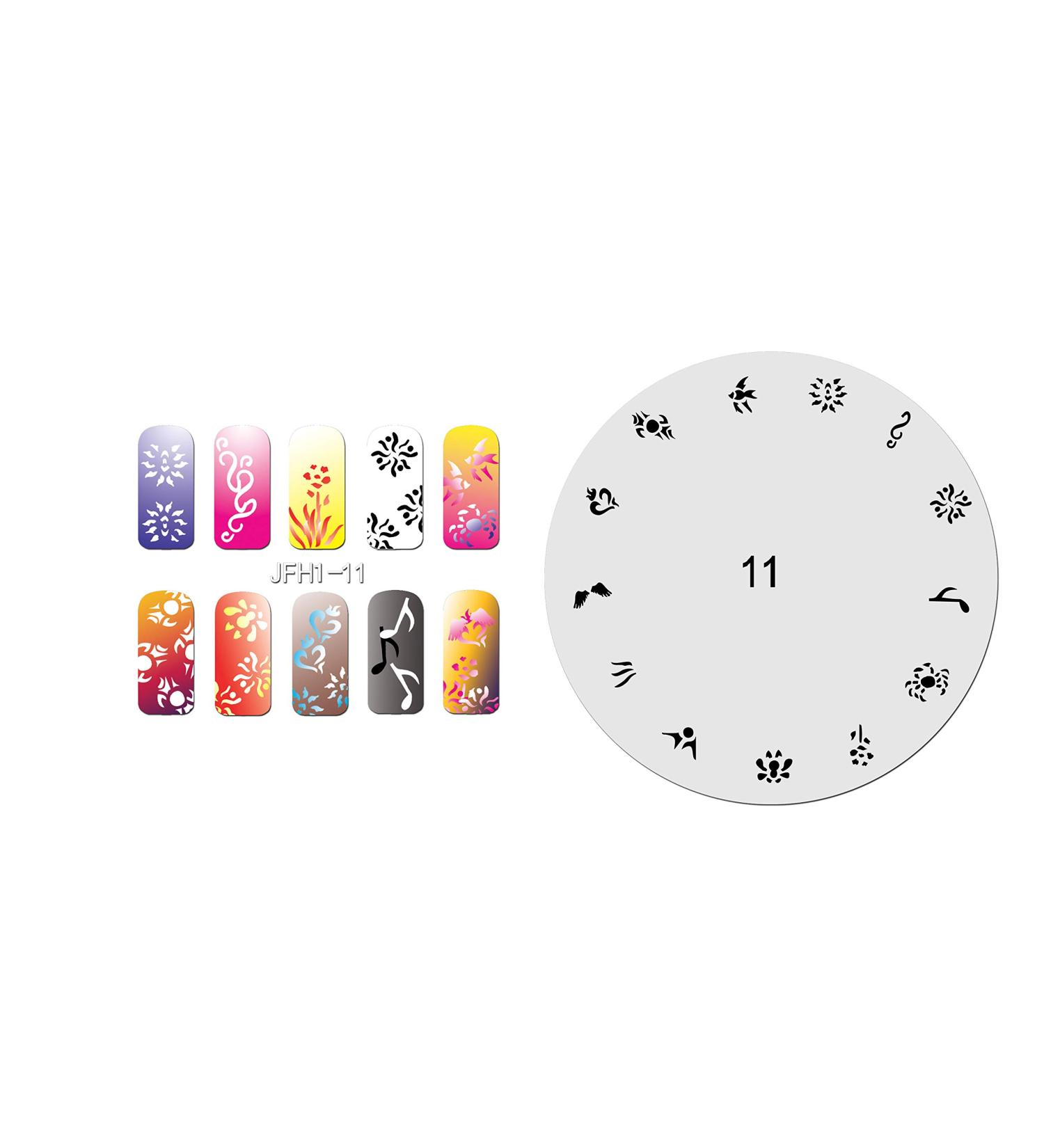 Fingernail stencil (airbrush nail art) Fengda JFH01-011