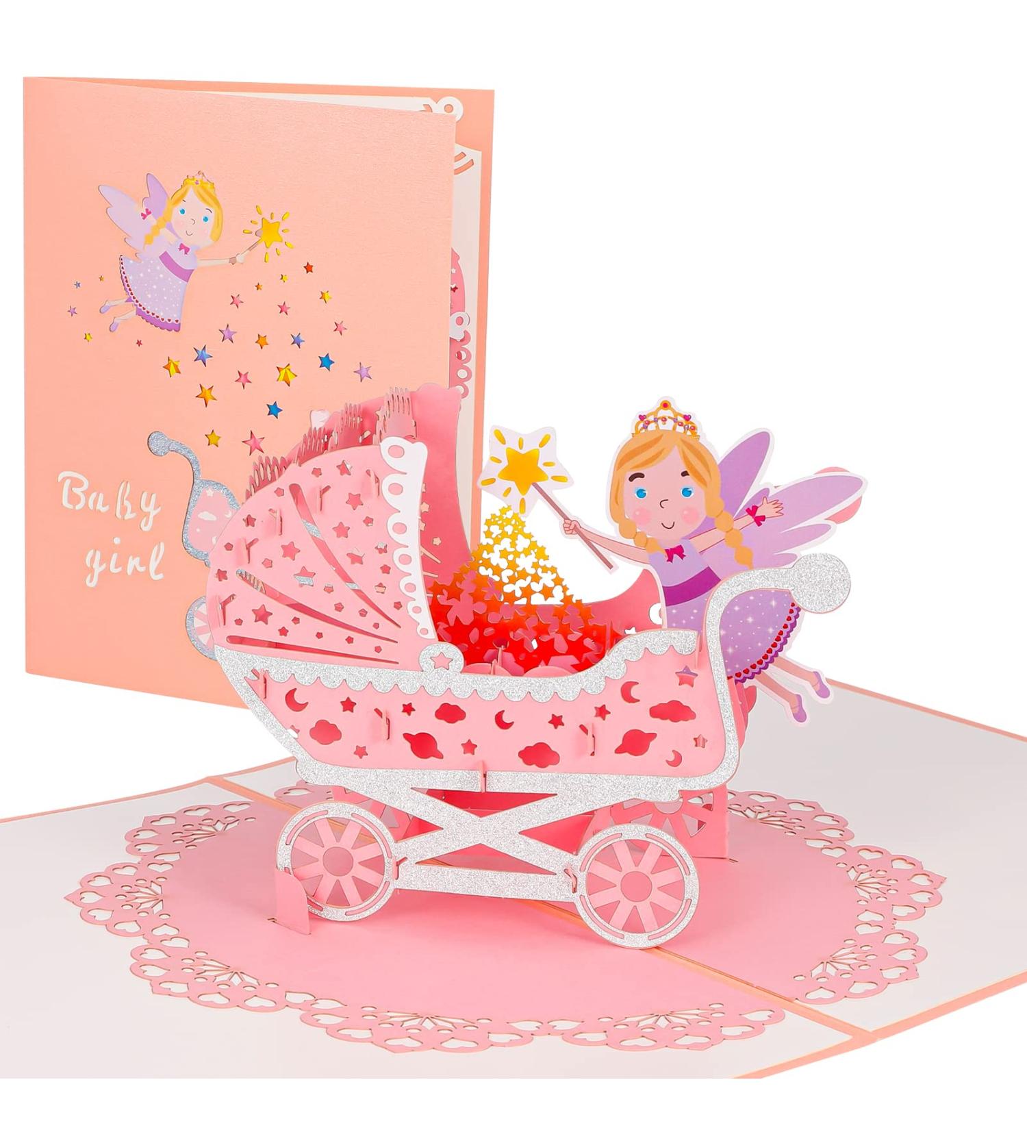 Auxsooul 3D Pop-Up Baby Cards | Unique Handmade Greetings for Newborn Boys | Perfect Birth & Birthday Congratulations - Buy Online on GoSupps.com