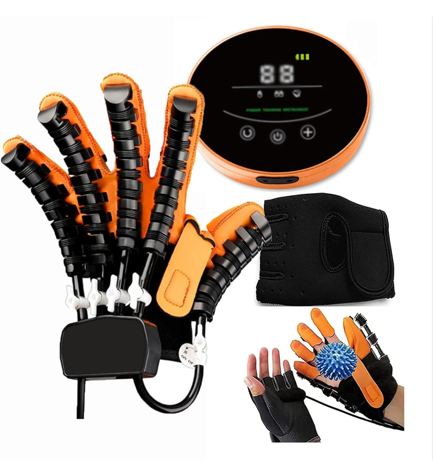 Rehabilitation Robot Gloves for Stroke Recovery | Effective Hand Therapy Grip Strength Trainer | Single Finger Training & Mirror Mode - Buy Online on GoSupps.com