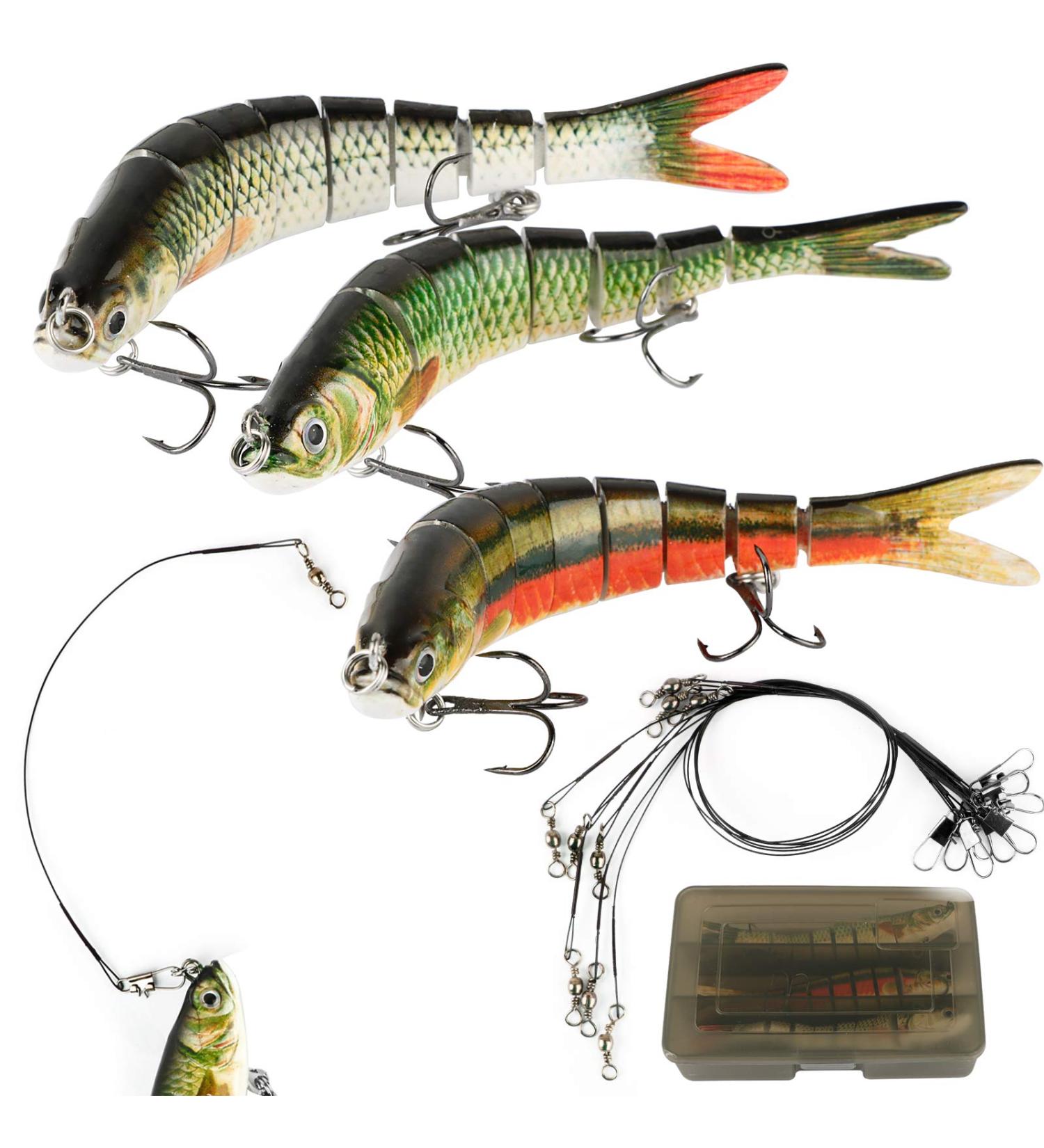 3-Piece Wobbler Hecht Kader Set | Realistic Swimbait for Predatory Fish | 13.5cm 27g | International Shipping Available - Buy Online on GoSupps.com
