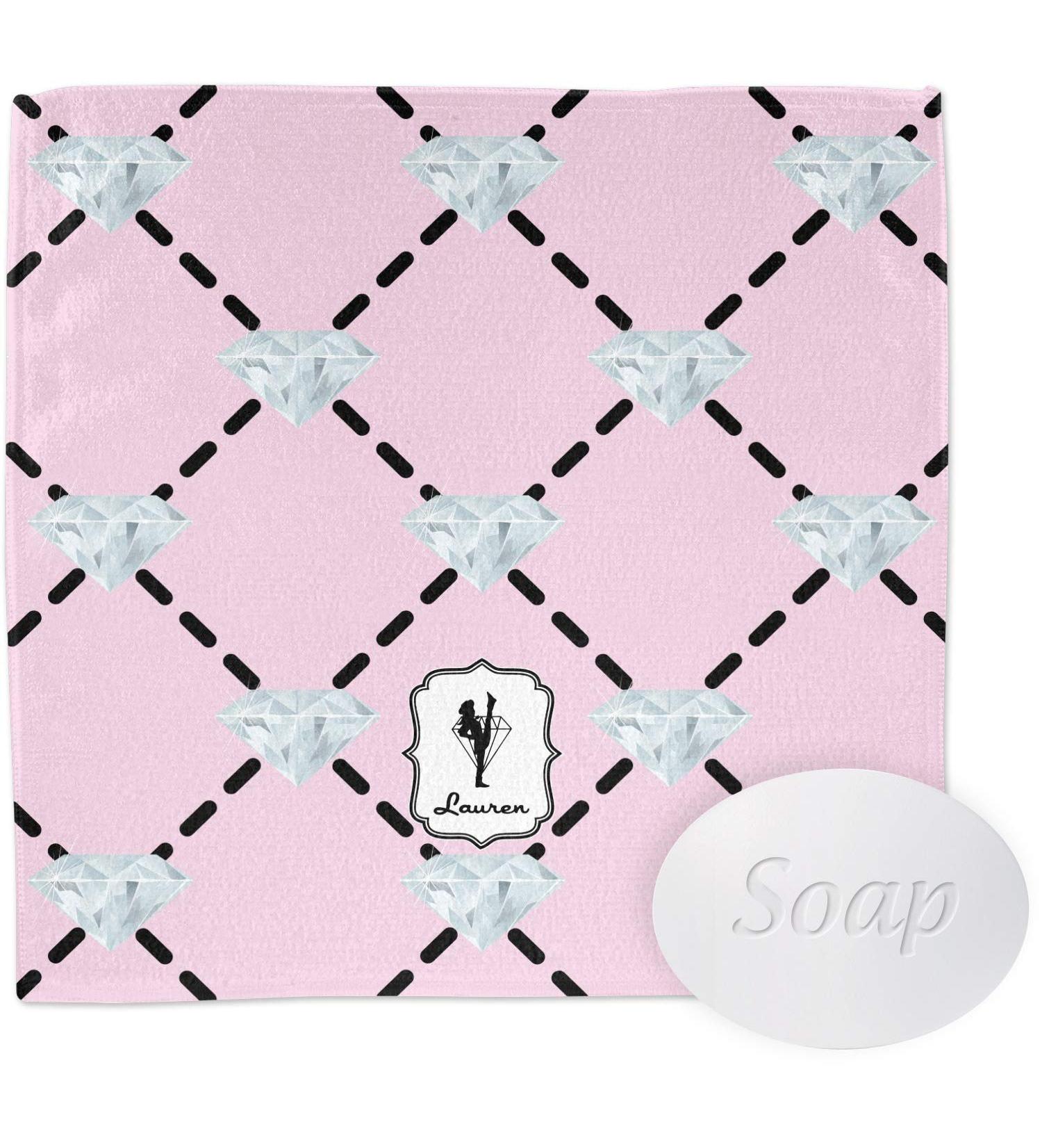 YouCustomizeIt Personalized Diamond Dancers Washcloth
