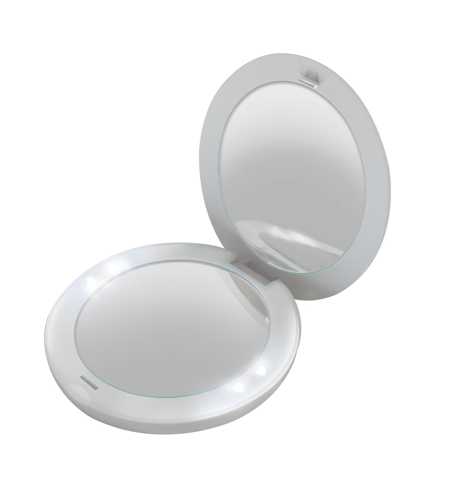Buy Homedics MIR-100-EU Spa LED Pocket Mirror - Compact Cosmetic Mirror with Strong Illumination for On-the-Go | International Shipping Available - Buy Online on GoSupps.com