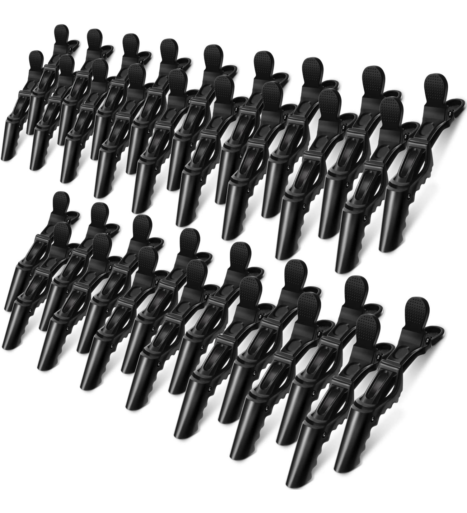 80 Pack Alligator Hair Clips - Wide Teeth Salon Styling Clips for Women - Buy Online on GoSupps.com
