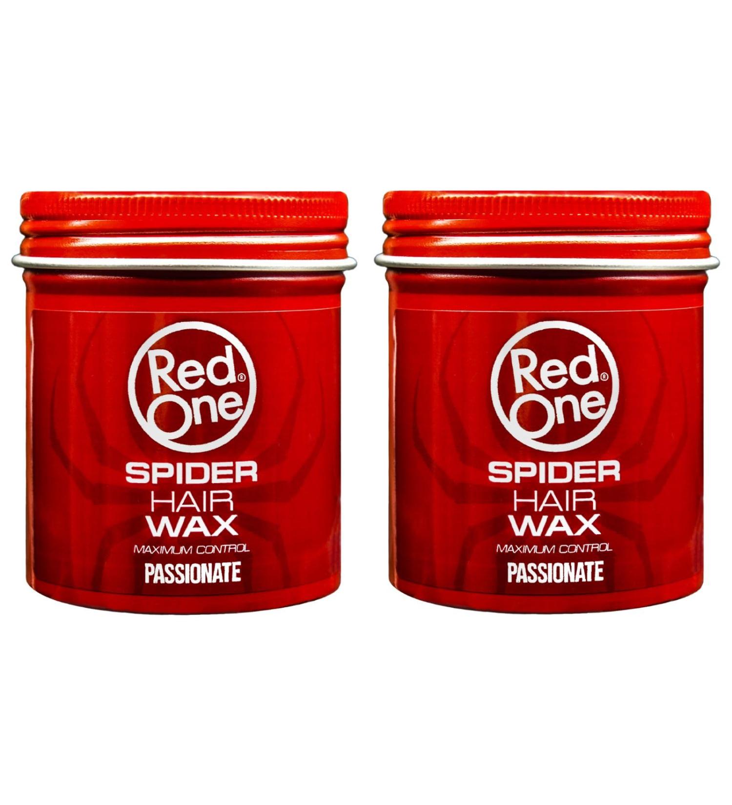 Redone SPIDER Hair Wax Red (2 x 100 ml) | Fiber wax | Strong and flexible hold | Enriched with vitamins and minerals | Styling paste (passionate) - Buy Online on GoSupps.com