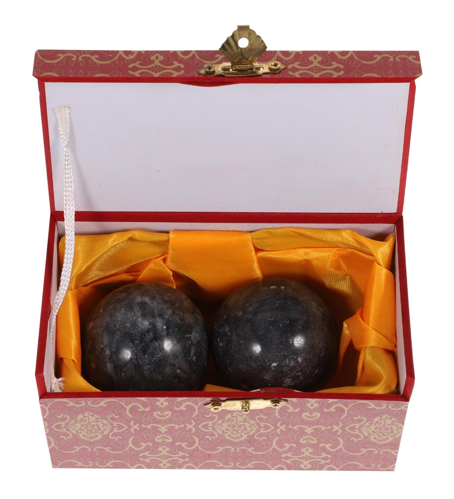 Iwowhero Spiky Massage Balls - Baoding Balls for Stress Relief & Fitness | Trigger Point Therapy | Chinese Handballs - Buy Online on GoSupps.com