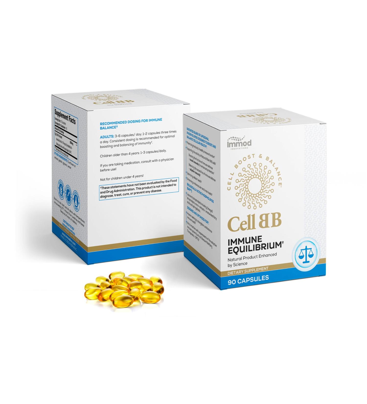 CellBB - Immune Equilibrium: bio-active phospho-lipids NK cells activator and cell membrane repair. Boost brain & cardiovascular and immune health at the cellular level for anti-aging and longevity. - Buy Online on GoSupps.com