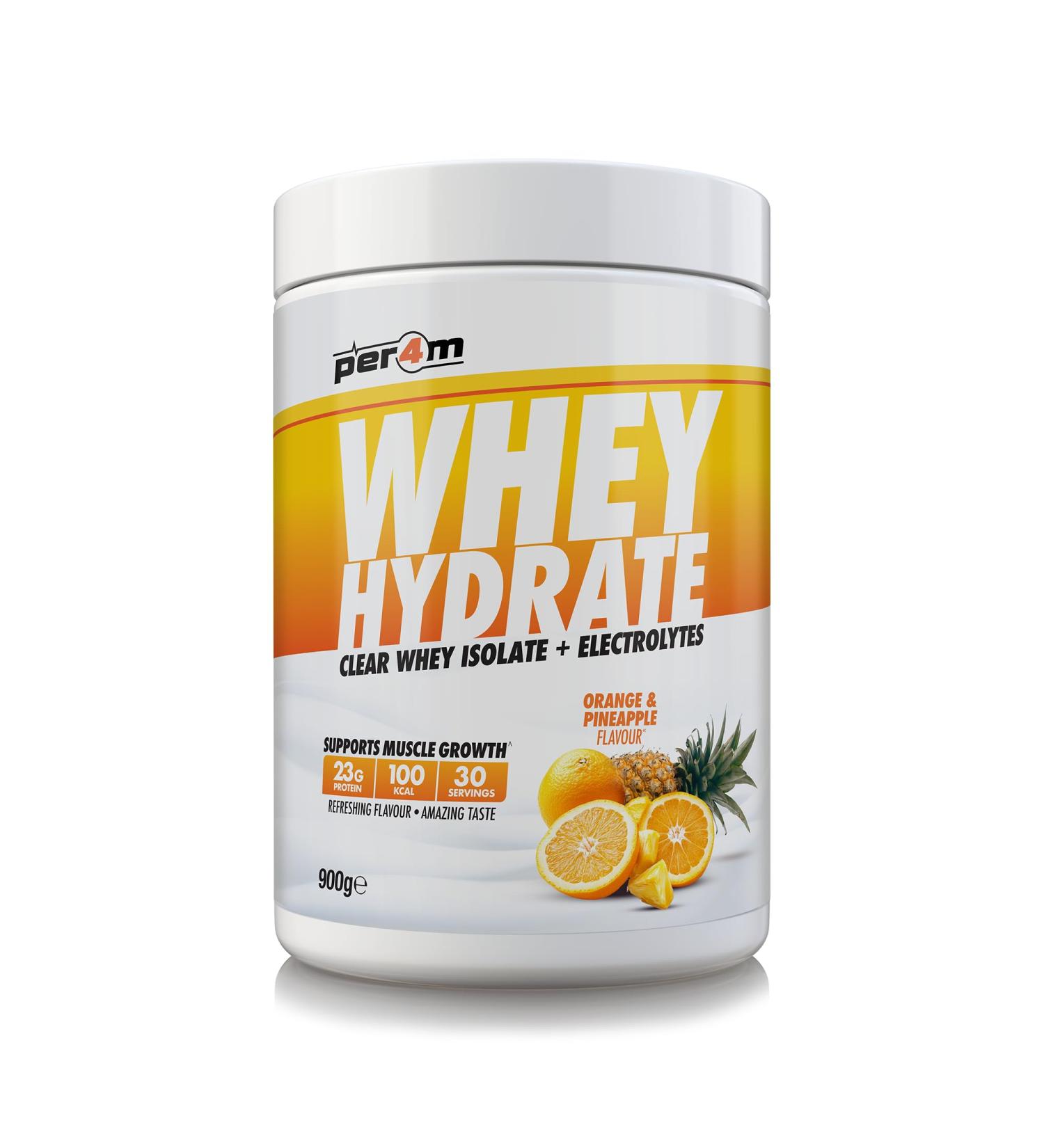 Per4m Whey Hydrate (900g) Orange et ananas - Prot ines - Prot ines claires - Buy Online on GoSupps.com