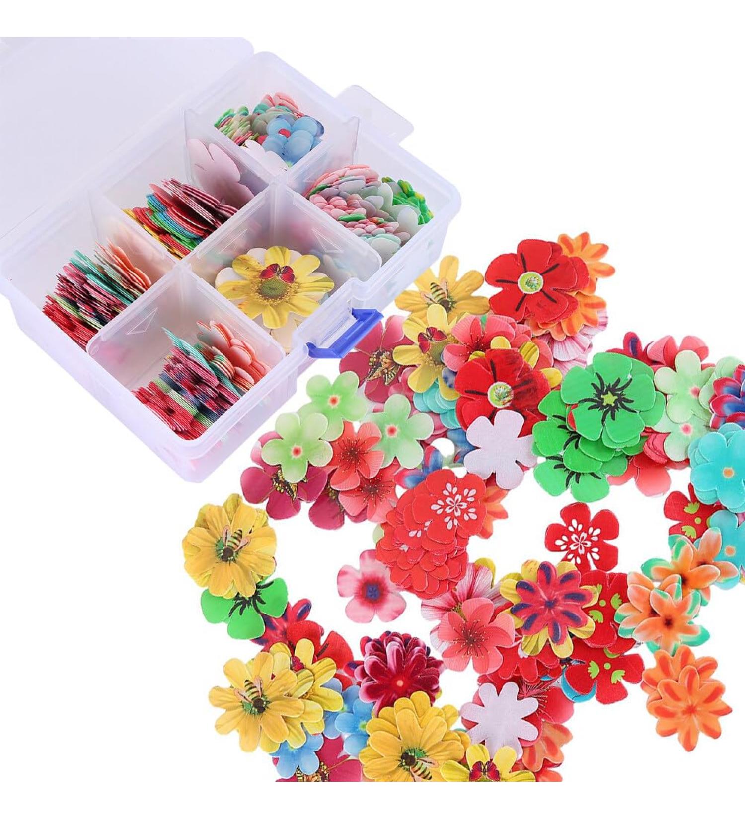 360 Pcs Edible Wafer Paper Thick Coloured Rice Paper Edible Sheets Edible Wafer Paper Cake Toppers Dessert Cupcake Decorations for Birthday Party Baby Shower Wedding Thick Style-360pcs - Buy Online on GoSupps.com