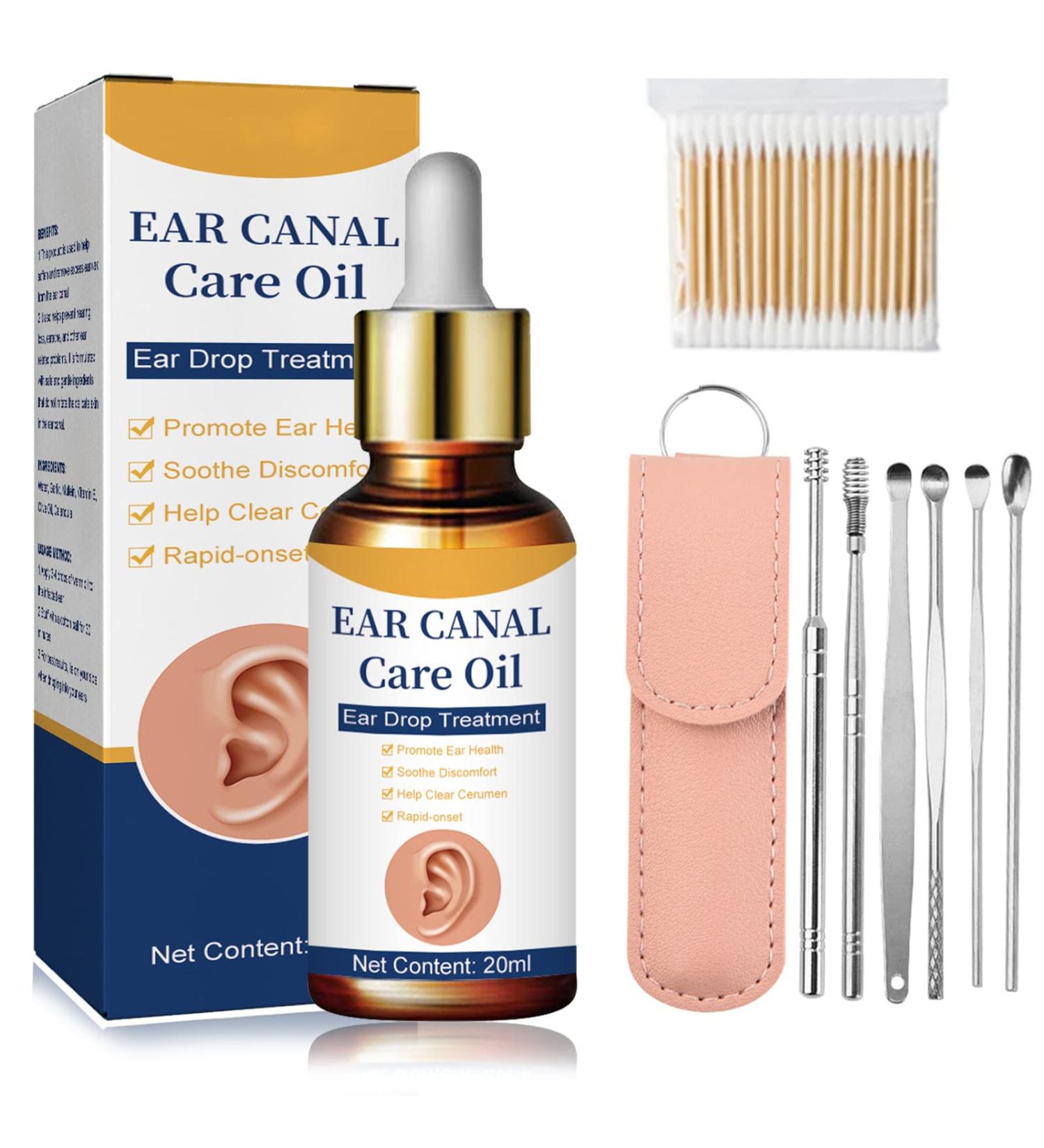 German Cochlear Care Oil for Ear Ringing Relief & Wax Removal Kit - 1pcs - Buy Online on GoSupps.com