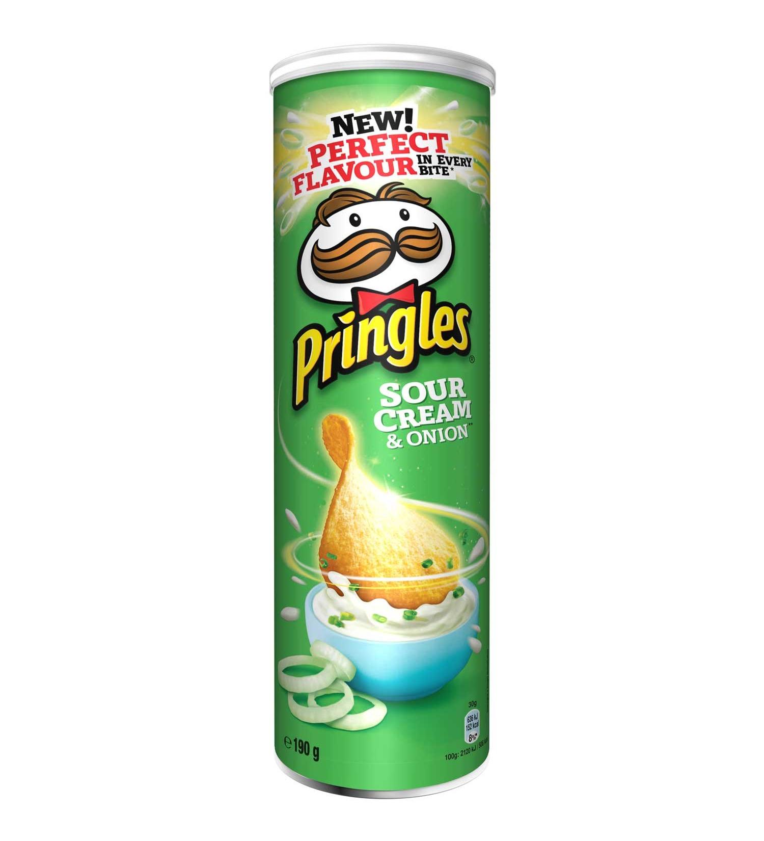 Pringles Chips sour cream & onion - 190g box