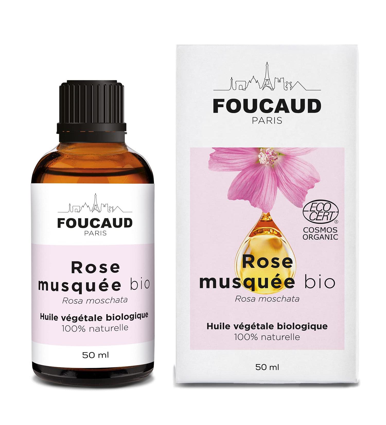 Foucaud Wild Rose Vegetable Oil 50ml | 100% Natural & Bio | Smoothing & Anti-Spots | French Brand Since 1946 | International Shipping - Buy Online on GoSupps.com