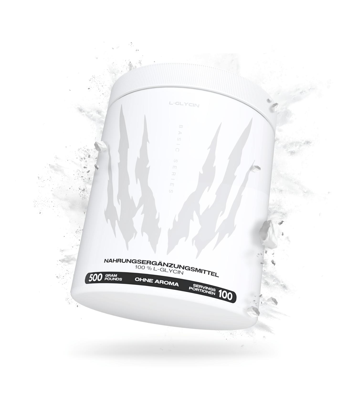Aceus Nutrition L-Glycine Powder for Your Skin 500 g High Dose Made in Germany - Buy Online on GoSupps.com