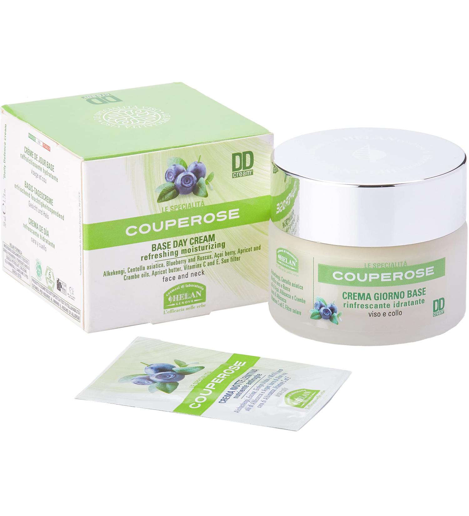 Helan Linea Dolcezza - Refreshing Face Moisturiser for Skincare Routine with Vitamin C & E Aloe Vera Butter - Moisturising Neck & Face Cream & Day Cream with Sun Filter - Made in Italy 50 ml - Buy Online on GoSupps.com