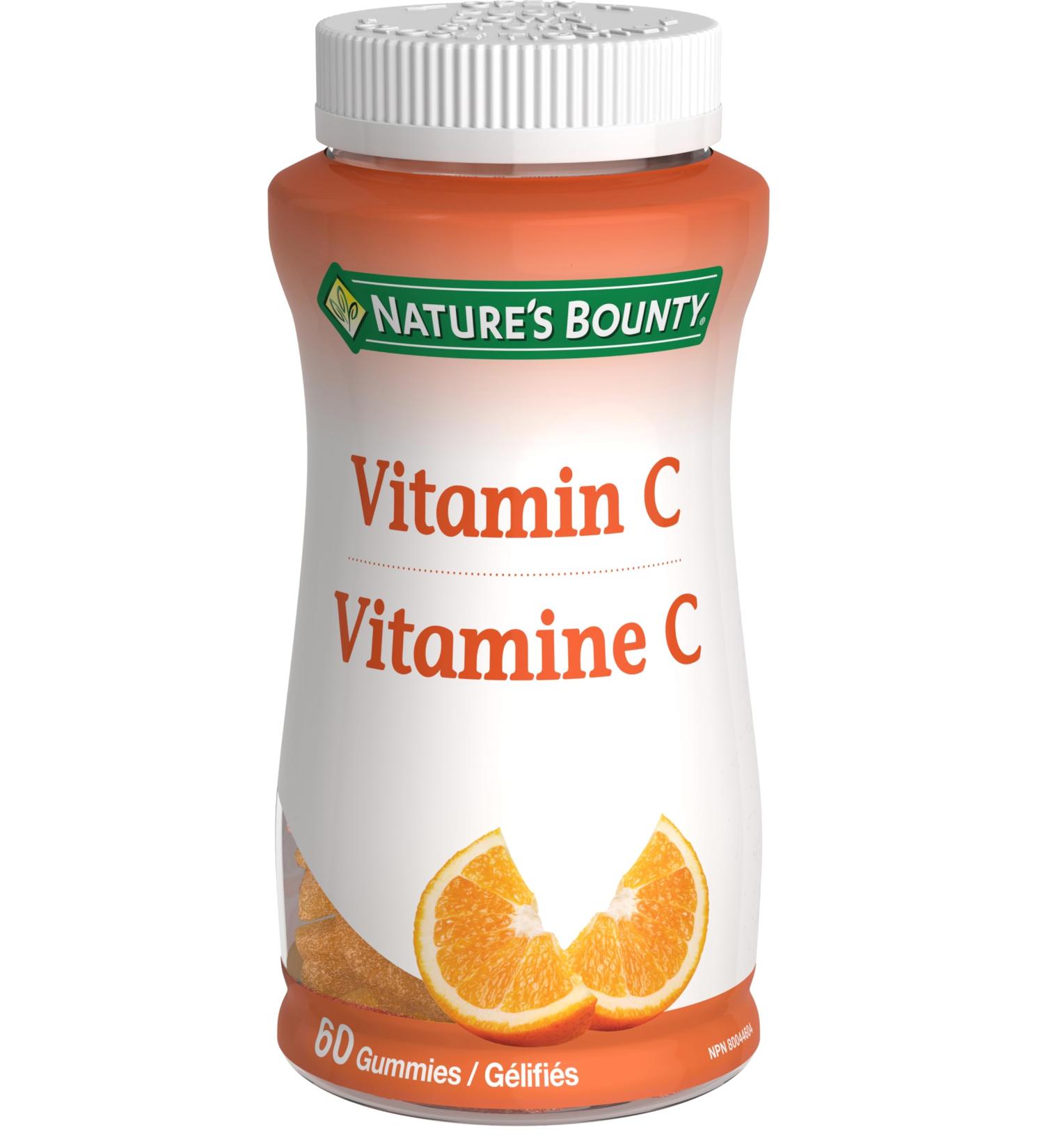 Nature's Bounty Vitamin C Gummies Supplement Helps Maintain Immune Function 60 Gummies Orange 60 count (Pack of 1) - Buy Online on GoSupps.com