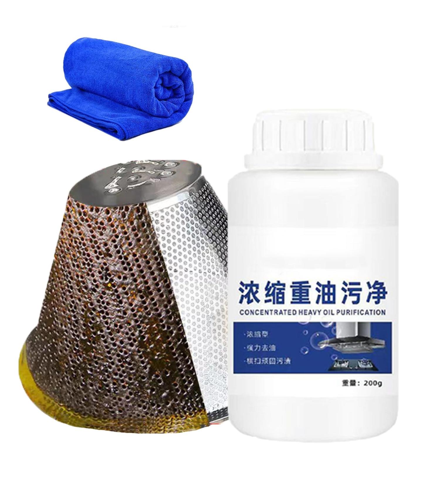 Kitchen Oil Stains Grease Cleaning Powder Concentrated Heavy Oil Purification Powder Kitchen Purpose Cleaning Bubble Powder Kitchen Oil Stain Cleaner - 200g (1Pcs) - Buy Online on GoSupps.com