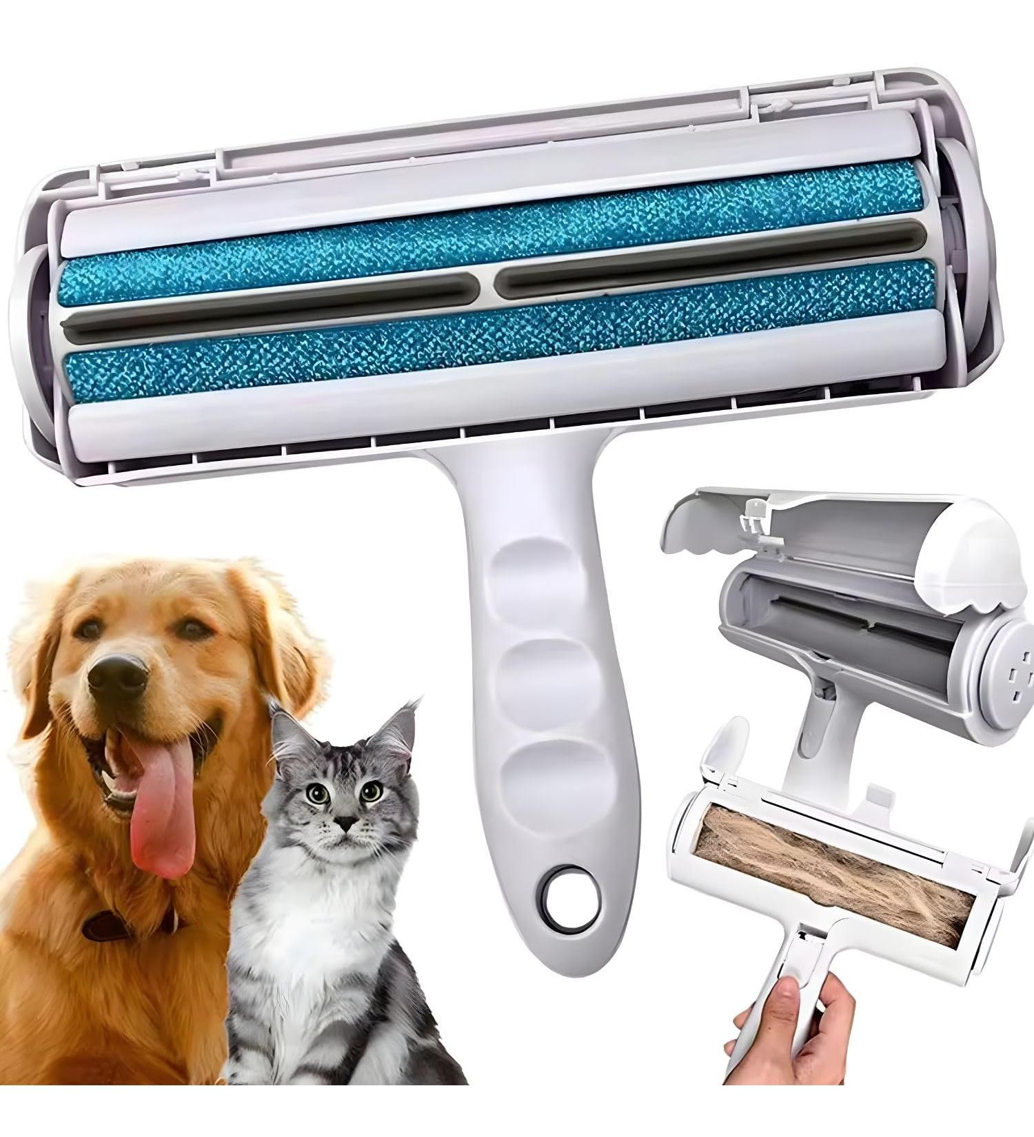 Boumour Animal Hair Remover | Lint Roll & Self-Cleaning Tool for Pet Hair on Carpets Sofas & Beds - Effective Cat & Dog Hair Removal - Buy Online on GoSupps.com