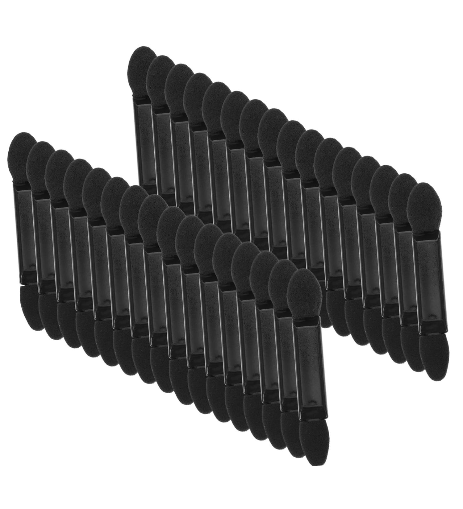 Beavorty 100pcs Brush Eyeshadow Applicator Double Sided Brush Beauty Sponge Mini Makeup Sponge Kit Black Size 1 - Buy Online on GoSupps.com