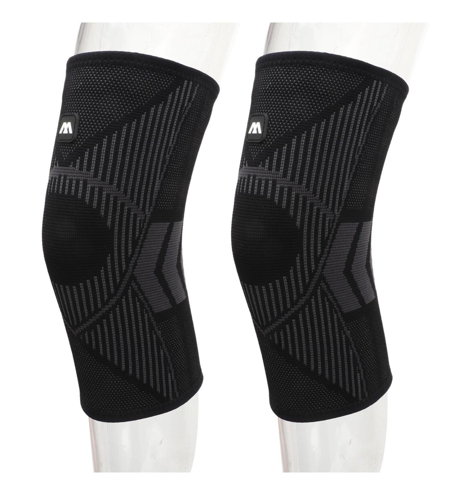 Knee Sleeves for Men & Women | Compression Brace for Arthritis Pain Relief | Support for Fitness Running & Climbing (L - Buy Online on GoSupps.com
