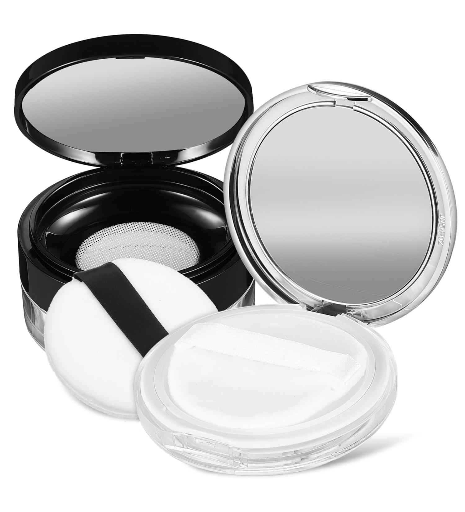 Mikinona 2pcs Powder Dispenser Plastic Travel Powder Containers Powder Container - Buy Online on GoSupps.com