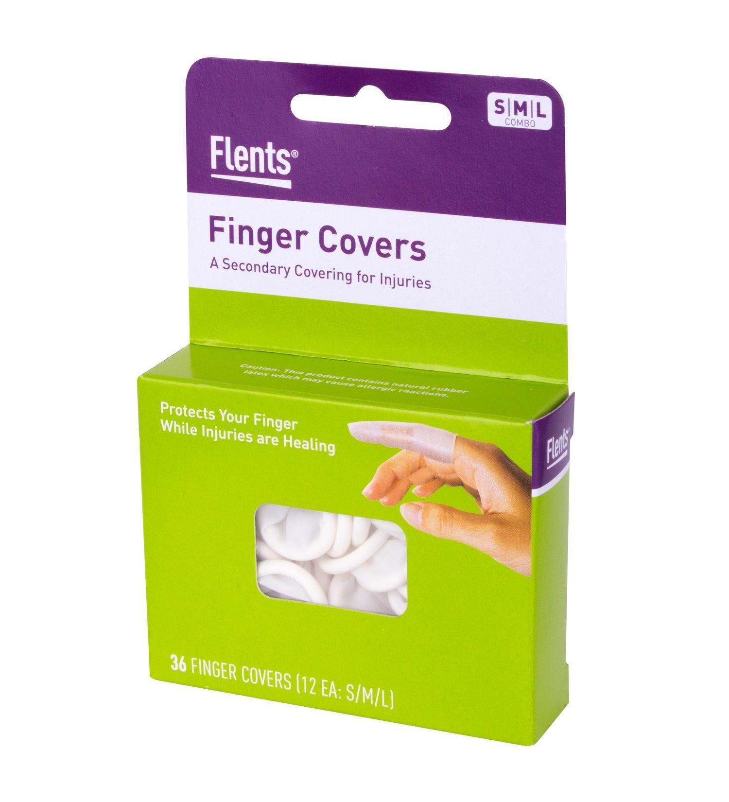 Flents First Aid Finger Cots 36 Count - Protects Injured Fingers for Healing (Pack of 1) - Buy Online on GoSupps.com