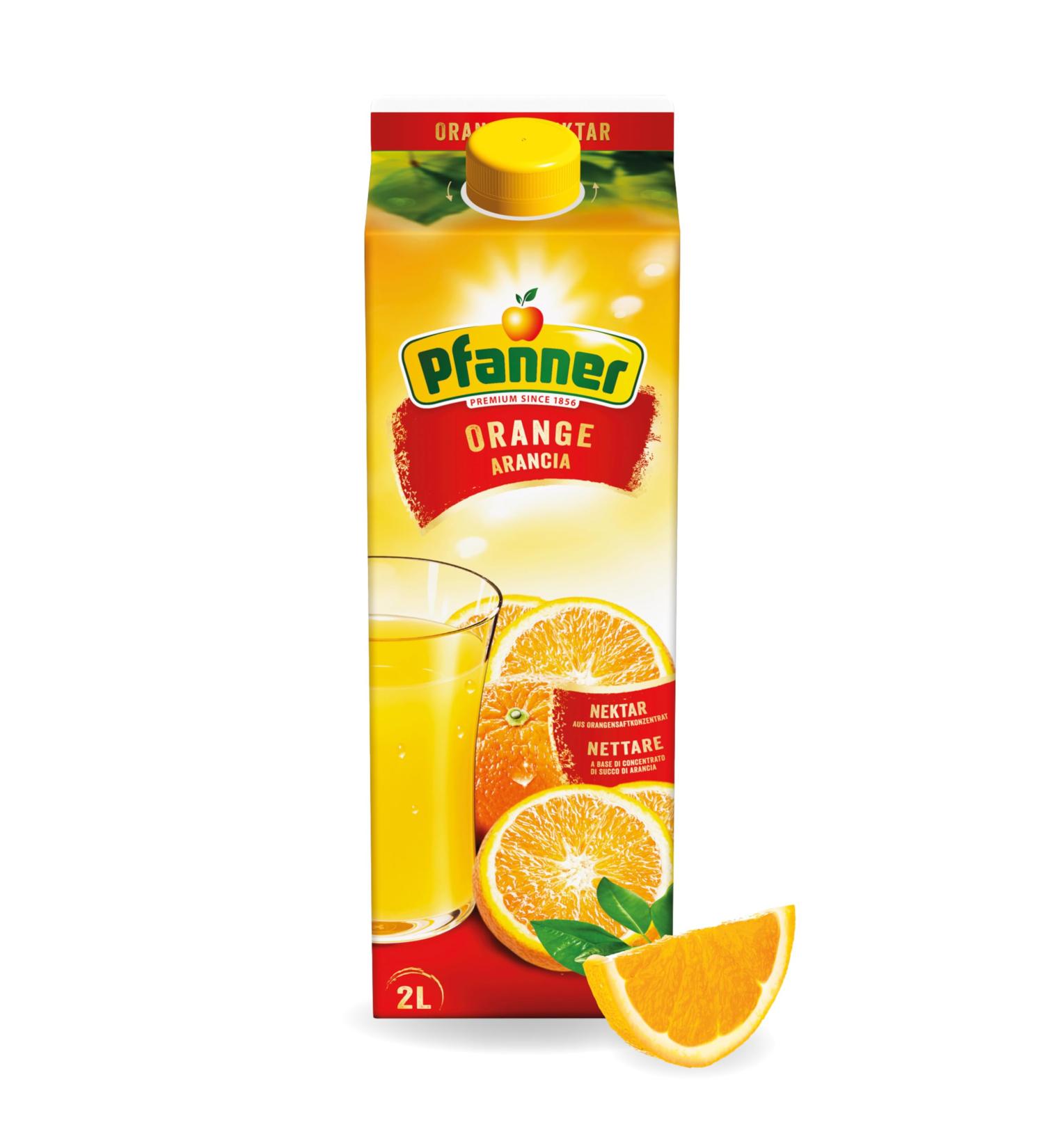 Buy Pfanner Orange Nectar - 2L | 50% Fruit Content & High Vitamin C | Delicious Orange Drink - Buy Online on GoSupps.com