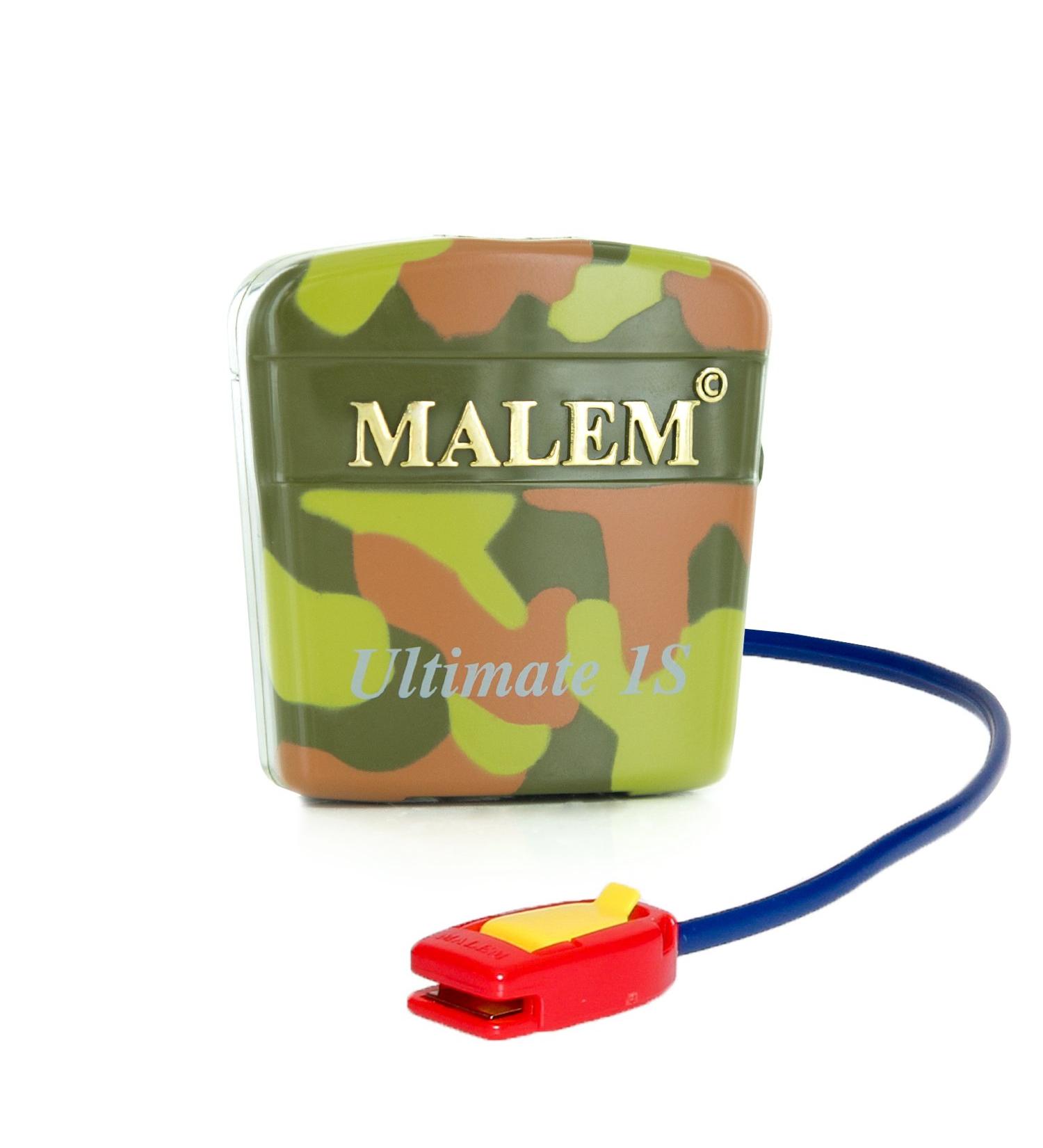 Malem Ultimate PRO Bedwetting Alarm - 8 Selectable Tones & Strong Vibration | Camouflage Design for Boys & Girls - Stop Bed Wetting Effectively - Buy Online on GoSupps.com