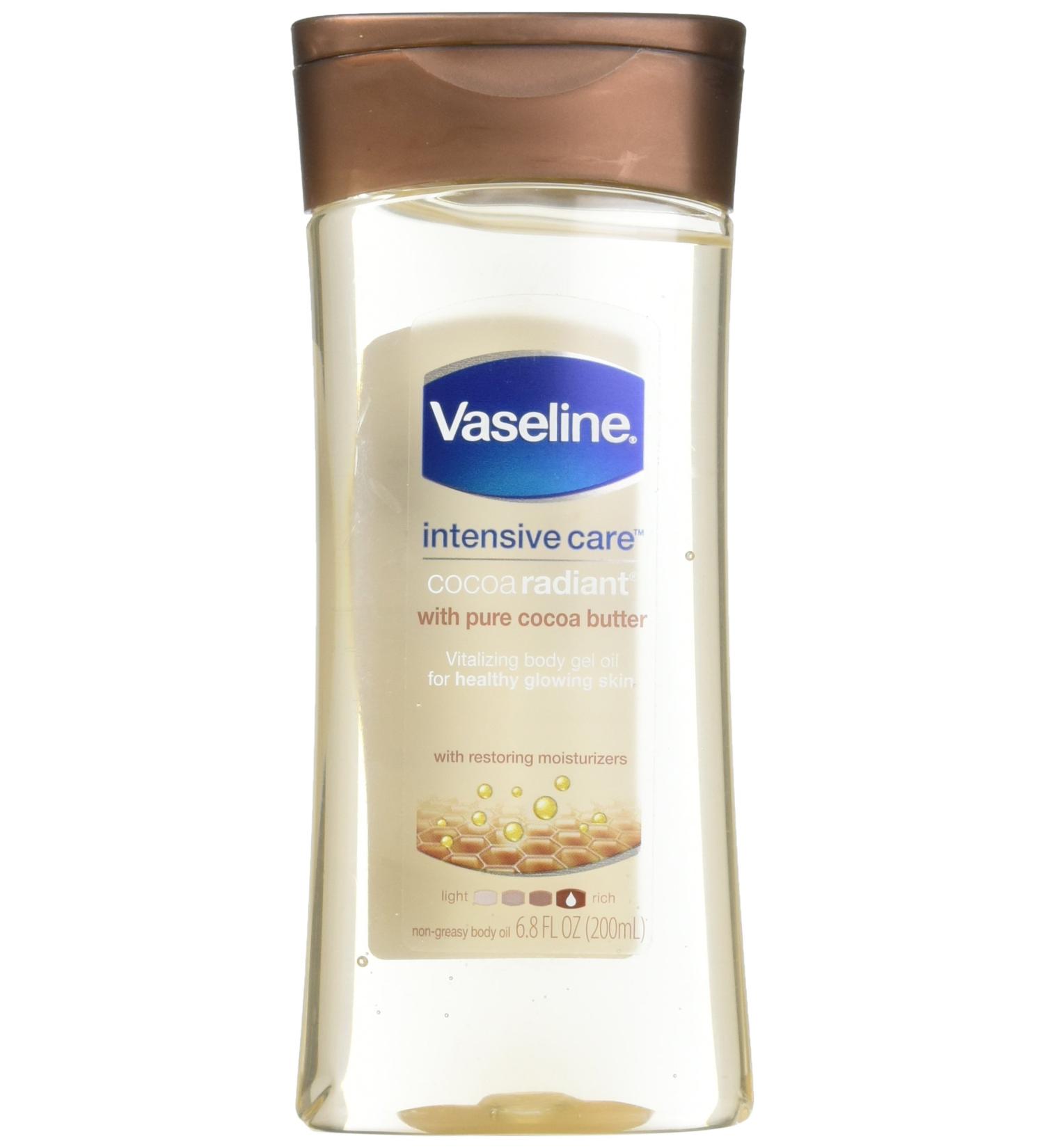 Vaseline Total Moisture Cocoa Radiant Body Gel Oil - 6.8 oz - 2 Pack | Hydrating Skin Care - Buy Online on GoSupps.com