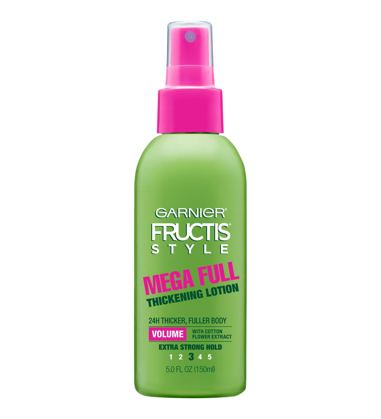 Garnier Fructis Style Mega Full Thickening Lotion 5oz - Volumizing Hair Lotion for All Hair Types - Buy Online on GoSupps.com
