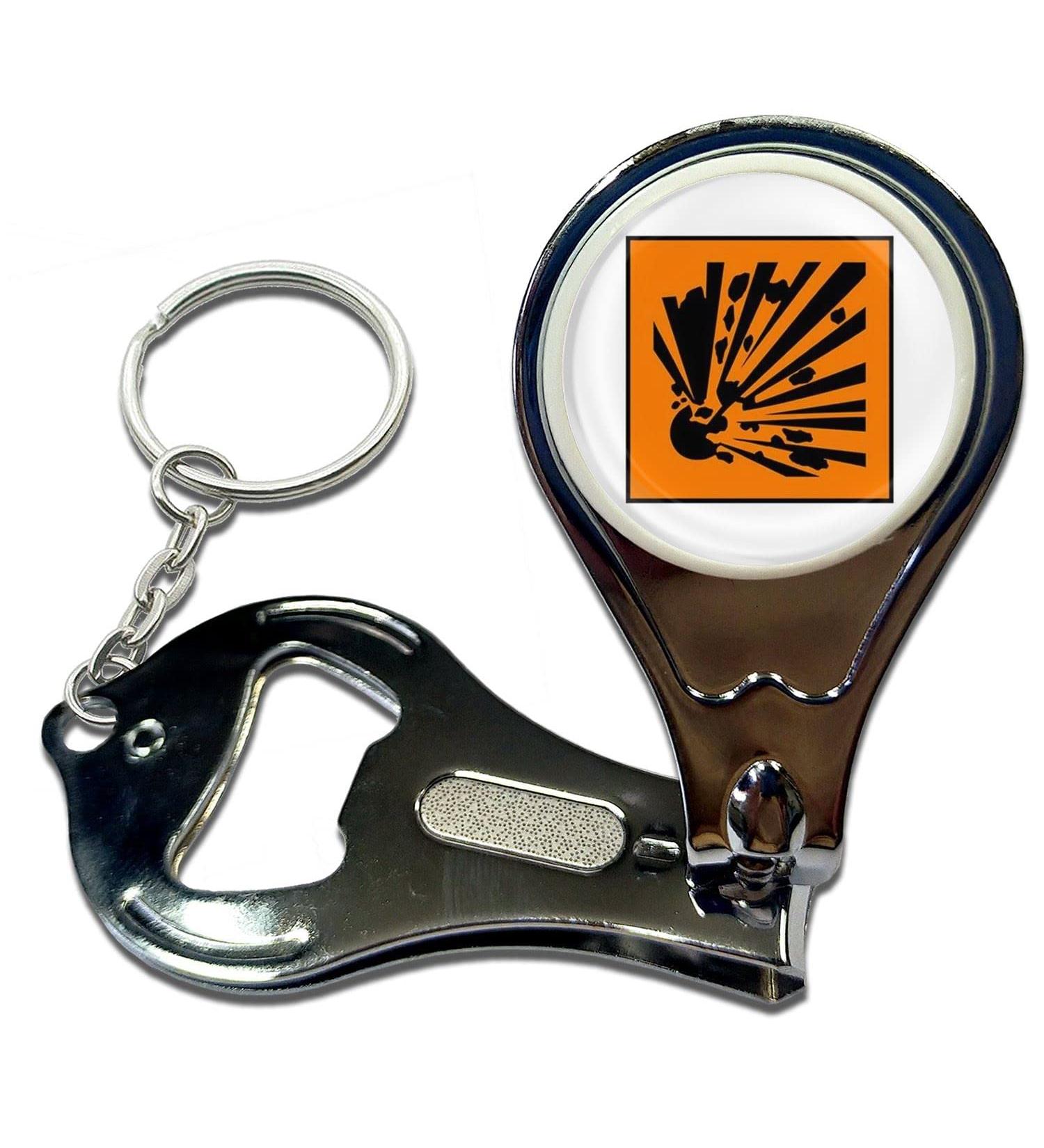 BadgeBeast.co.uk Explosives - Key Ring Bottle Opener and Nail Clipper - Buy Online on GoSupps.com