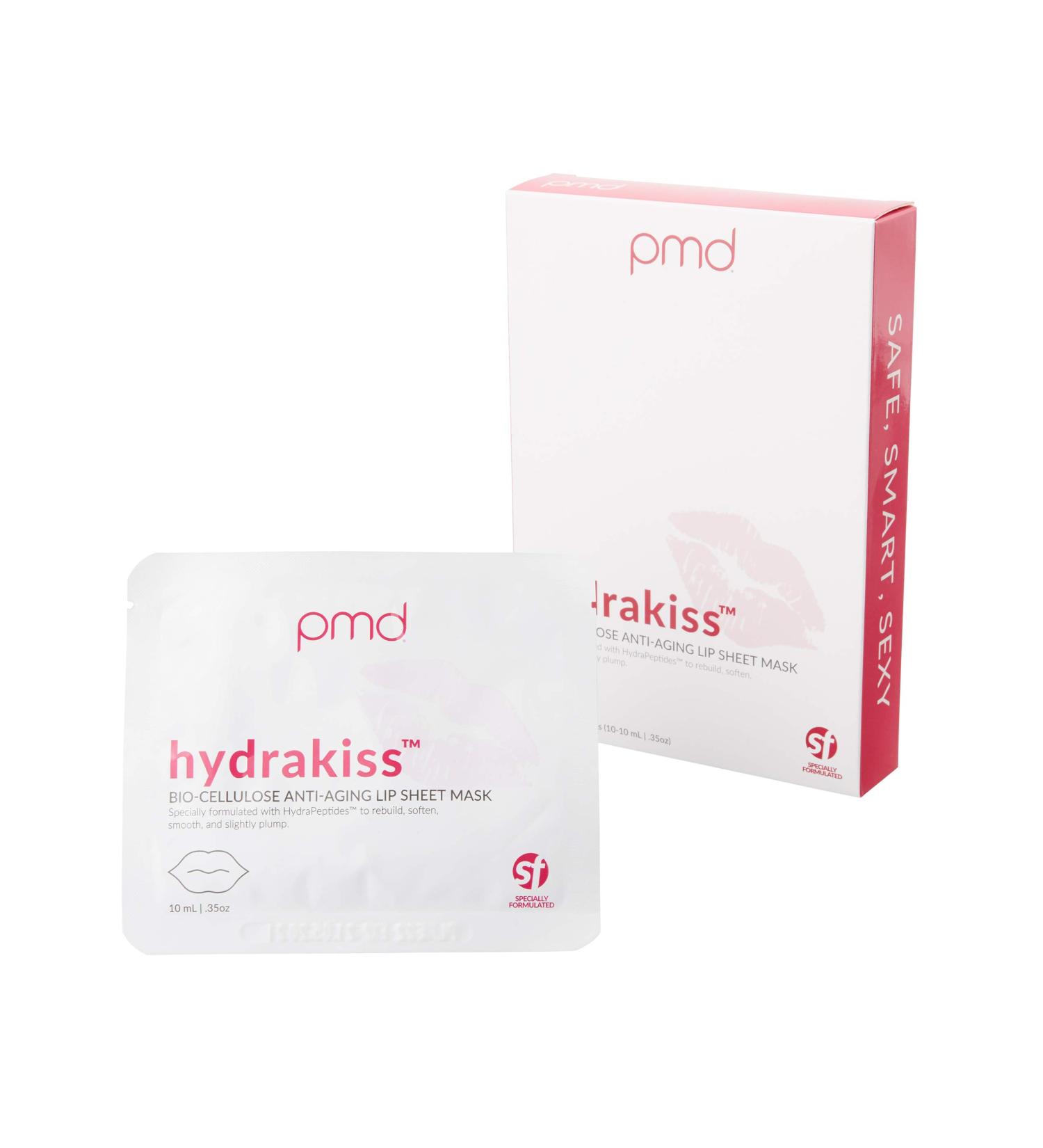 PMD Hydrakiss Bio-Cellulose Anti-Aging Lip Sheet Mask - 10 Count (Pack of 1) - Buy Online on GoSupps.com