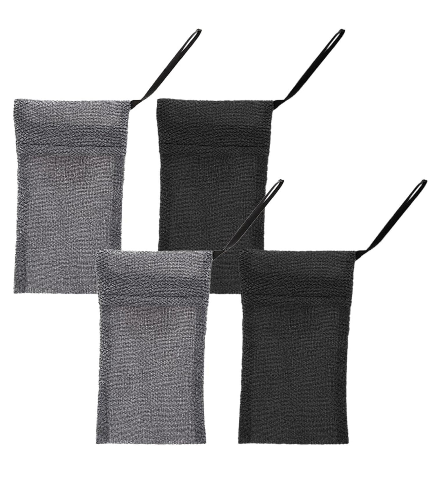 4-Pack Organic Sisal Soap Bags - Eco-Friendly Soap Sacks for Foam Drying & Exfoliating - Buy Online on GoSupps.com