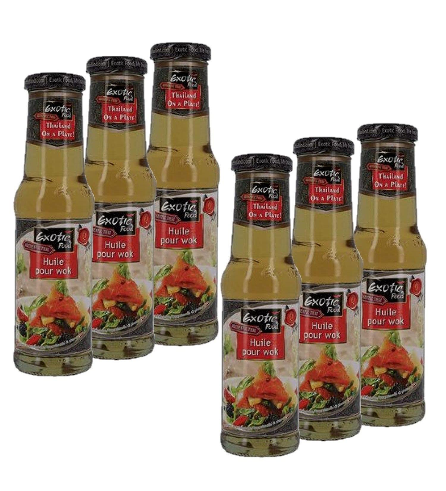 Set of 6 wok oils - 250 ml bottle