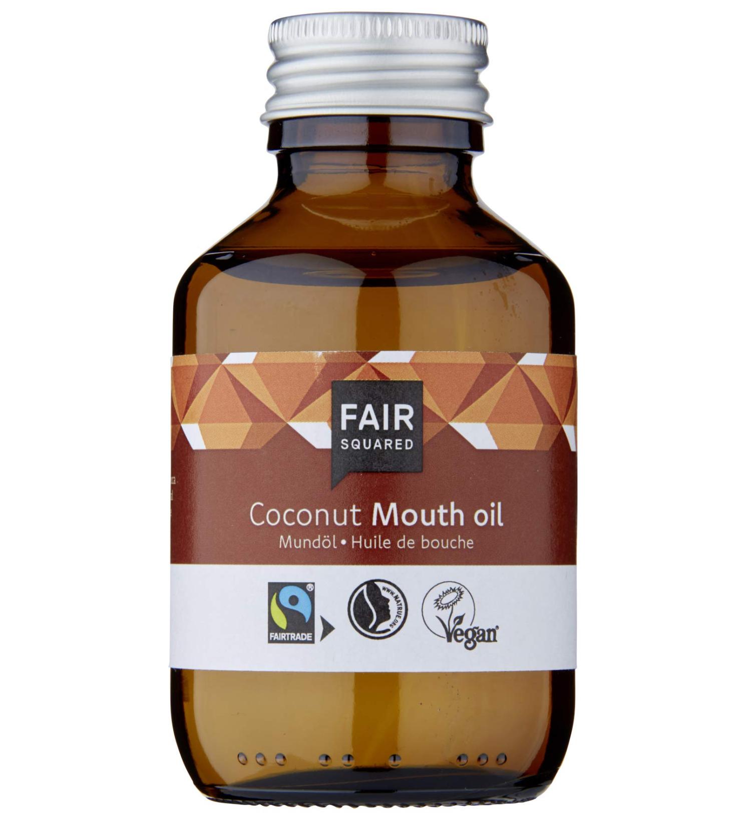 FAIR SQUARED Mouth Oil Coconut 100 ml - vegan natural cosmetics - Zero Waste in reusable glass