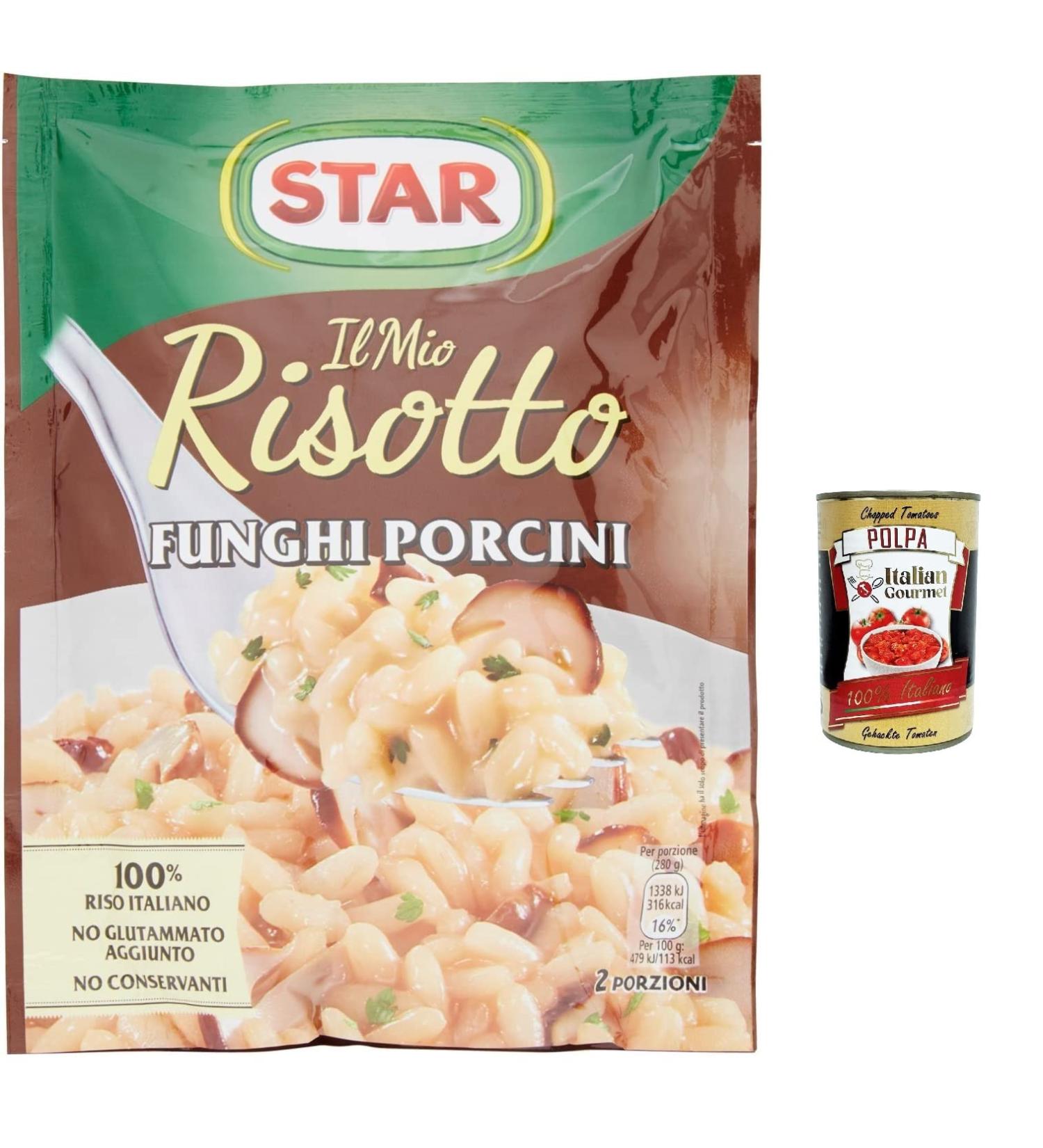  Italian Gourmet E.R. Star Creamy Porcini Mushroom Risotto Lot de 10 riz cr meux 175 g - Buy Online on GoSupps.com
