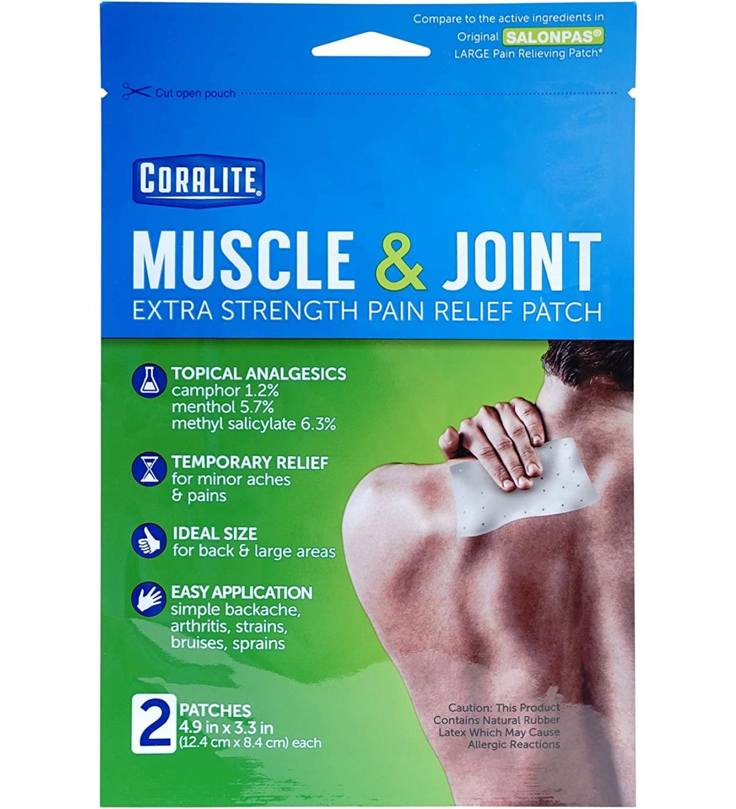 Great Lakes Wholesale Heat Pain Patch 2Ct - Fast Relief for Aches & Pains | Health Products - Buy Online on GoSupps.com