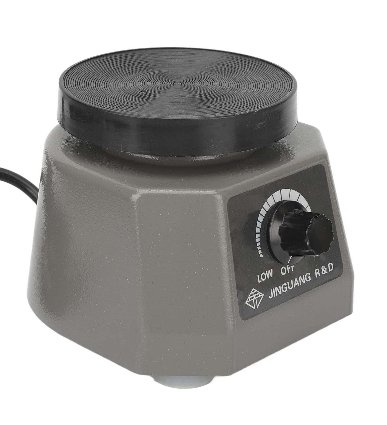 Round Plate Dental Vibrator Shaker - Speed Setting Metal Tips EU Connector 220V for Laboratories - Buy Online on GoSupps.com