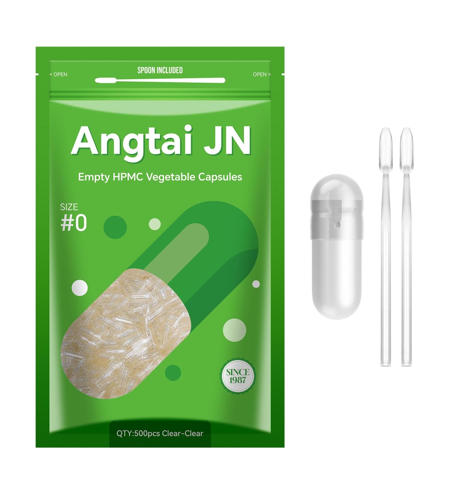 Buy Antaijn Empty Vegan Capsules Size 0 - 500 Clear Capsules for DIY Filling | Compatible with Capsule Filler | Leak-Proof Design - Buy Online on GoSupps.com