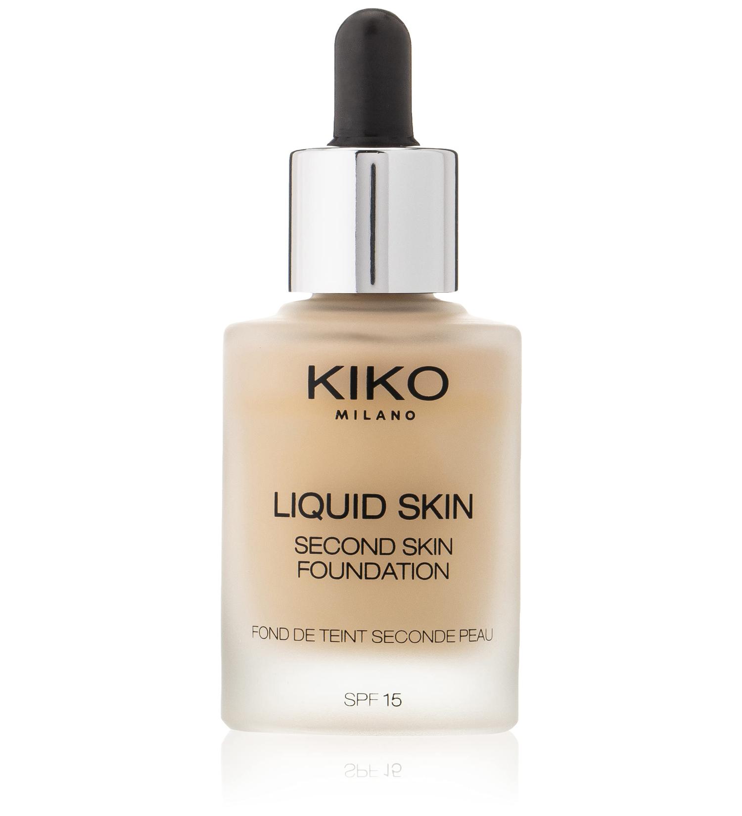 KIKO Milano Liquid Skin Second Skin Foundation 06 | Fluid Foundation Second Skin Effect - Buy Online on GoSupps.com