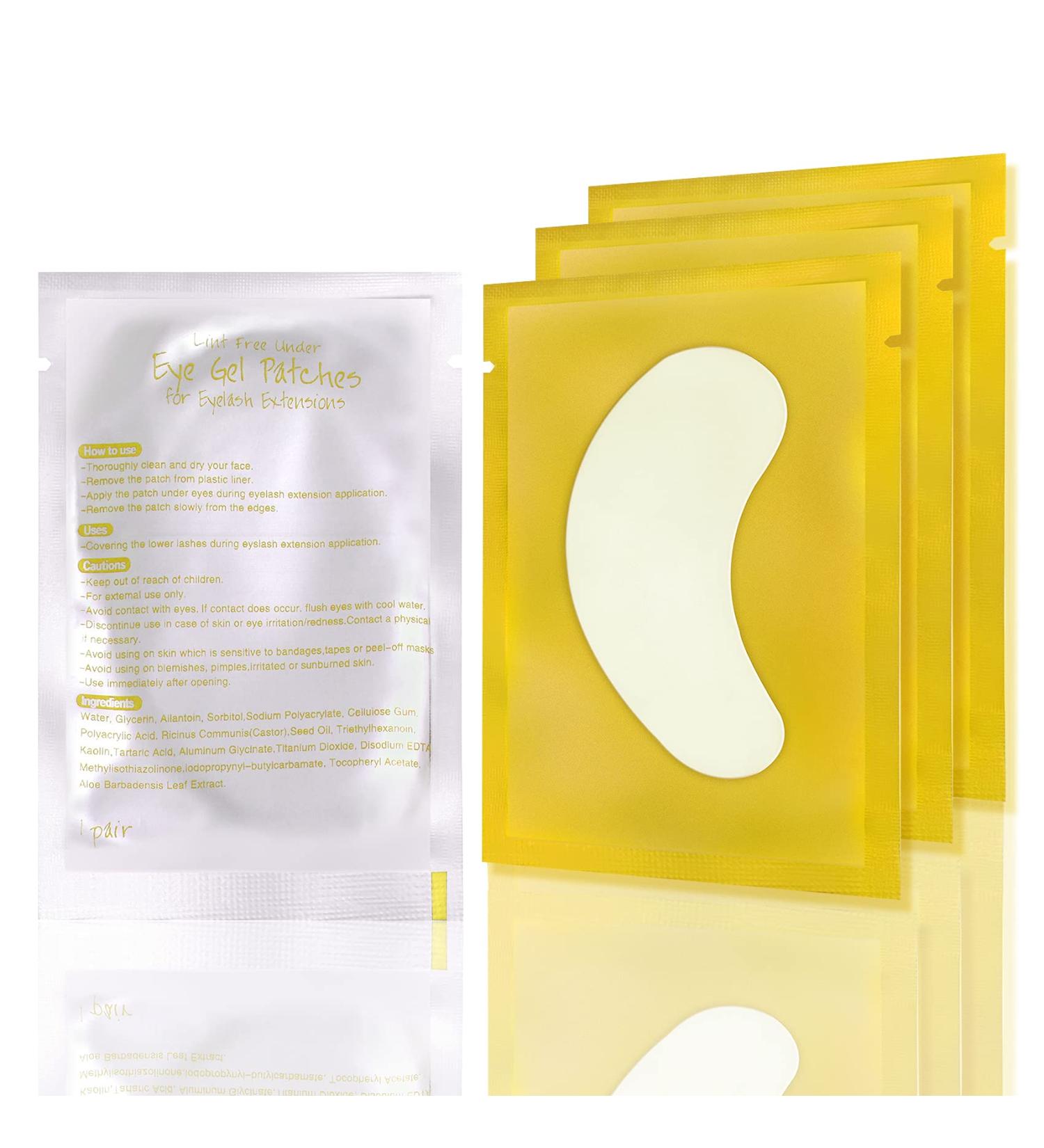 100 Pair Eyelash Pads | Premium Eye Pads for Eyelash Extensions - International Shipping - Buy Online on GoSupps.com